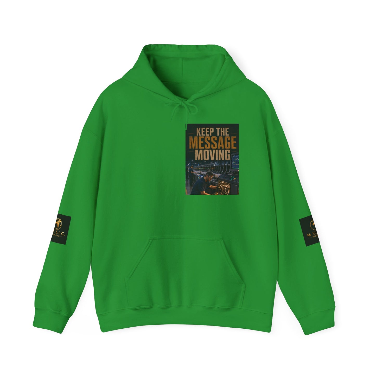 Postal Music — Keep the Message Moving — Core Pullover Hoodie