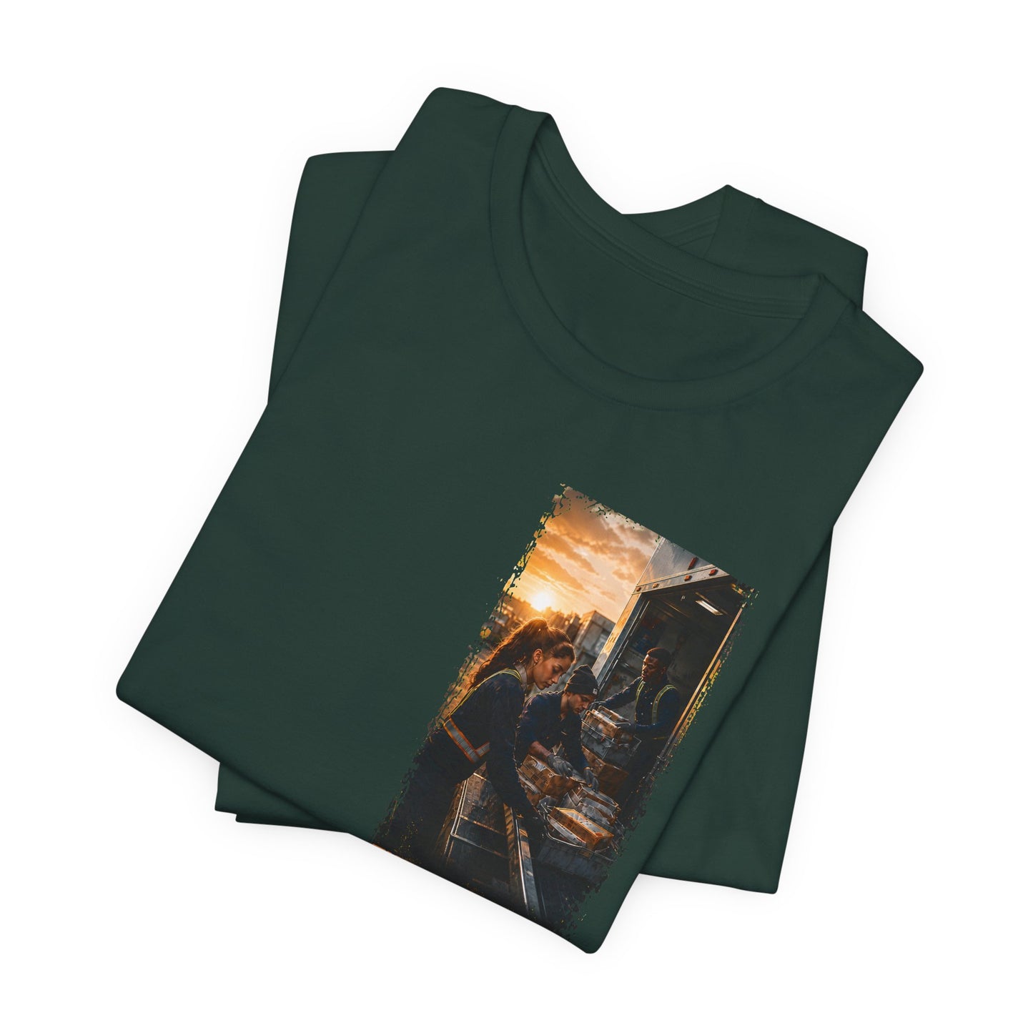 Postal Music — The Next Tour Premium Unisex T-Shirt — Color Group 3 of 11