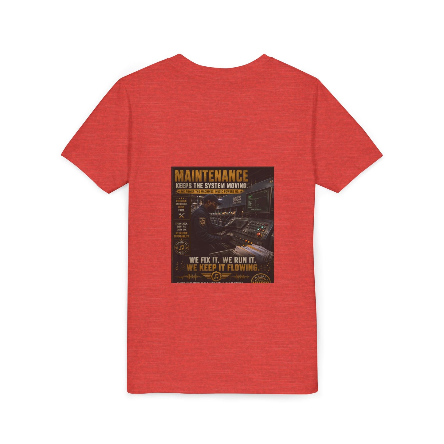 Postal Music — Maintenance Keeps the System Moving — Youth T-Shirt