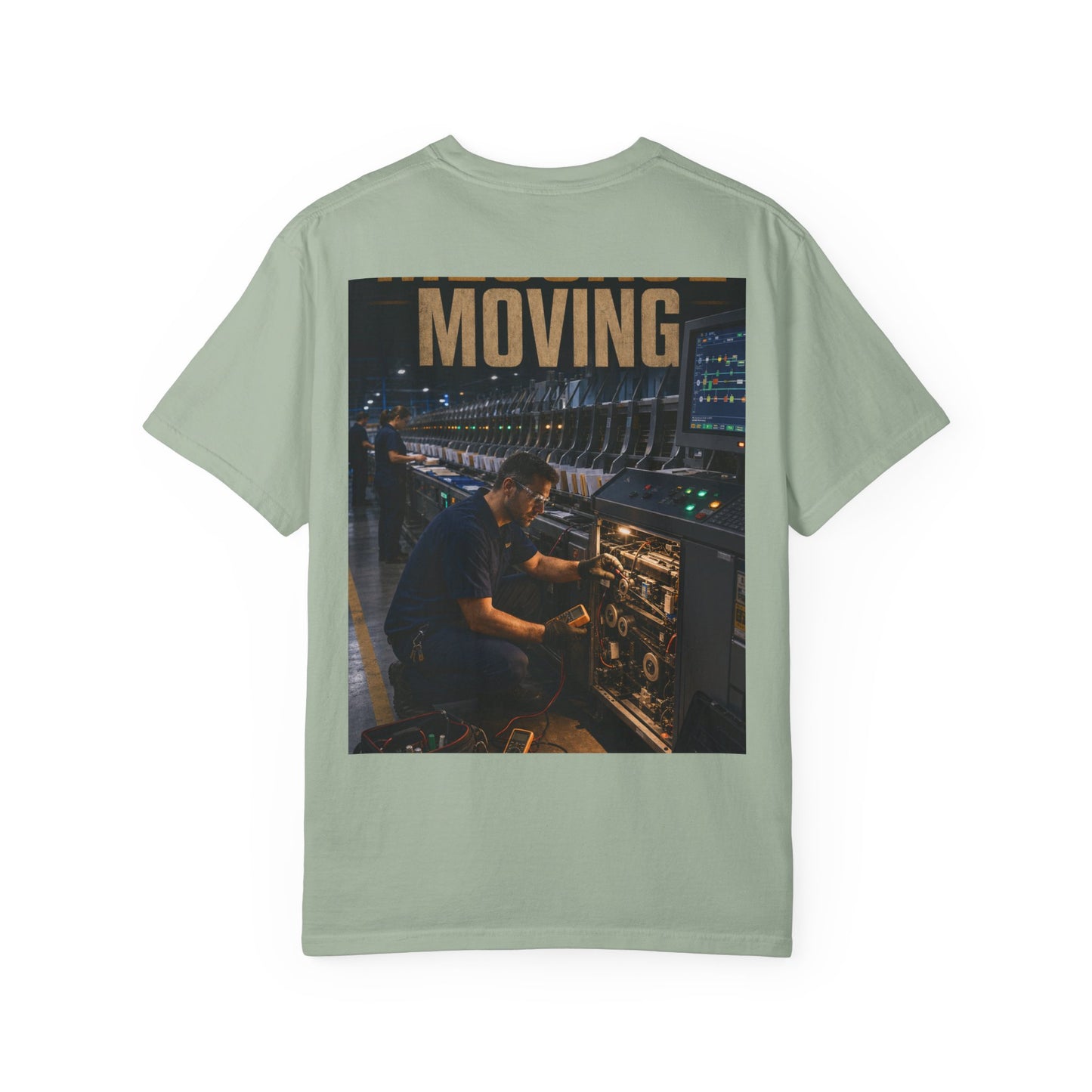 Postal Music — Keep the Message Moving — Garment-Dyed T-Shirt