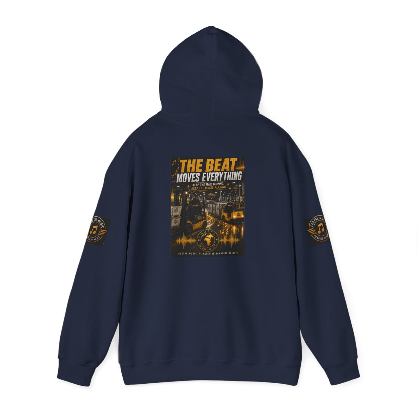 The Beat Moves Everything — Men's Hoodie | Postal Music