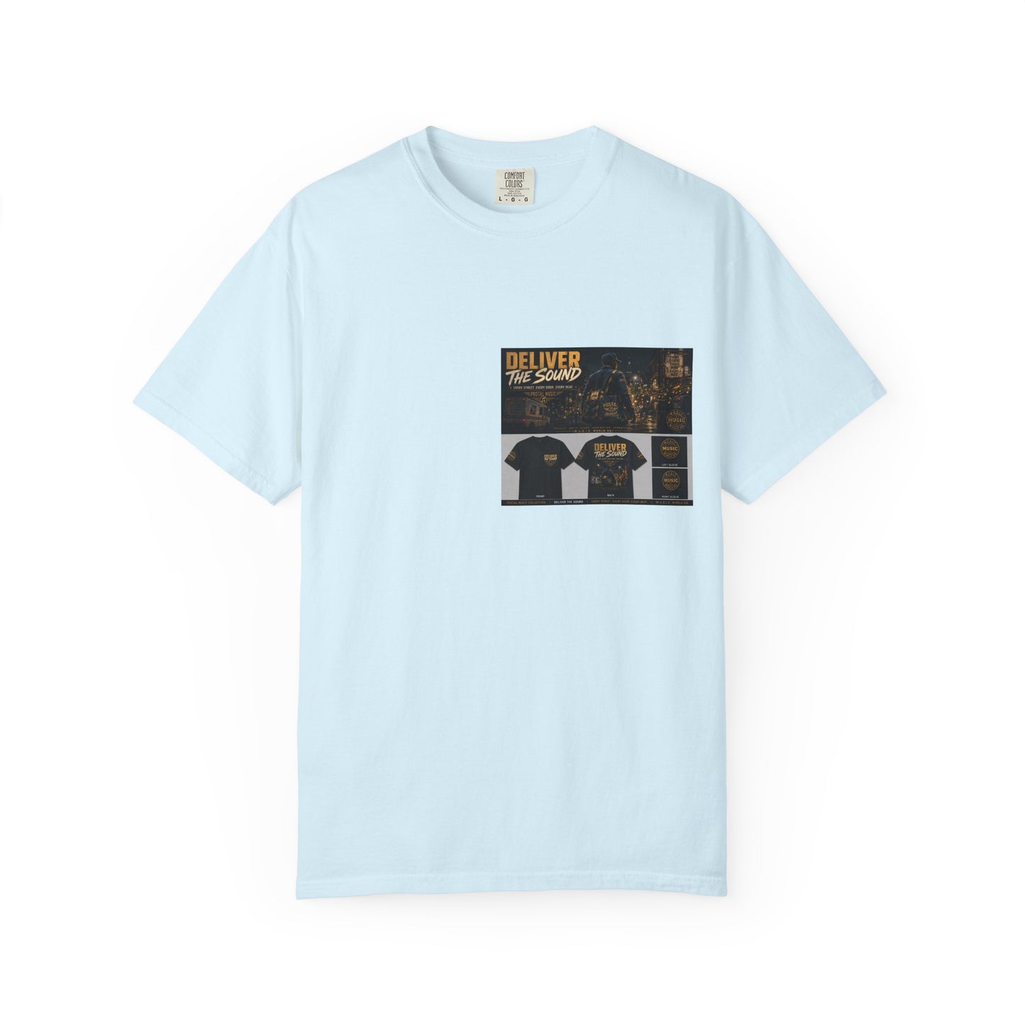 Postal Music — Deliver the Sound — Garment-Dyed T-Shirt