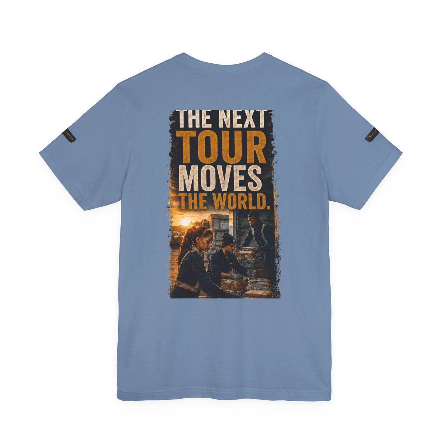 Postal Music — The Next Tour Premium Unisex T-Shirt — Color Group 10 of 11