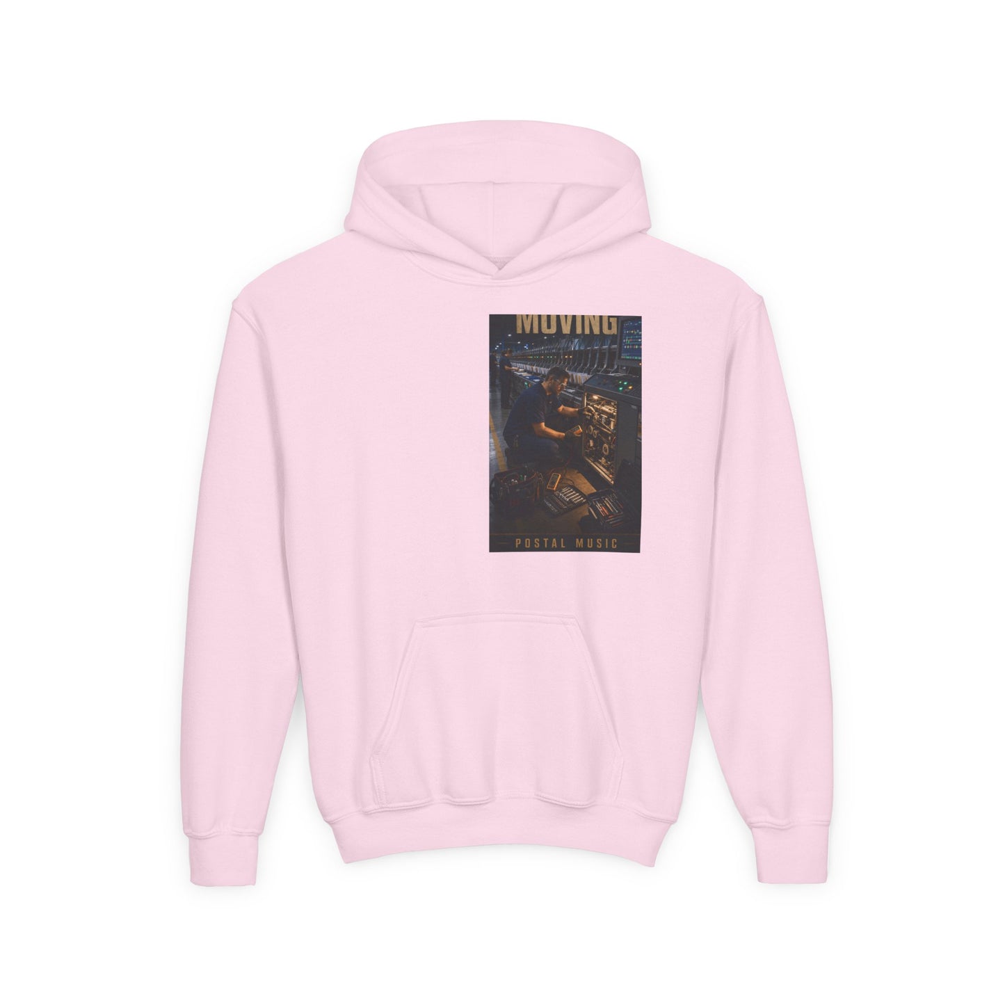 Postal Music — Keep the Message Moving — Youth Hoodie
