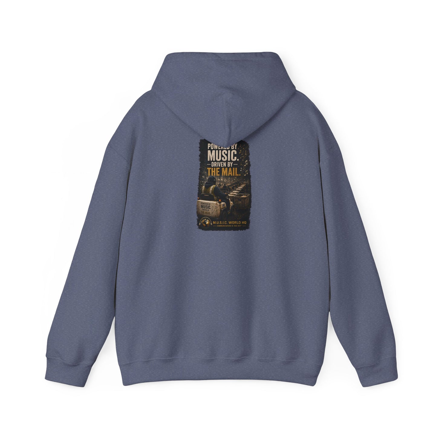 Postal Music - Powered by Music Hoodie - Colorways B