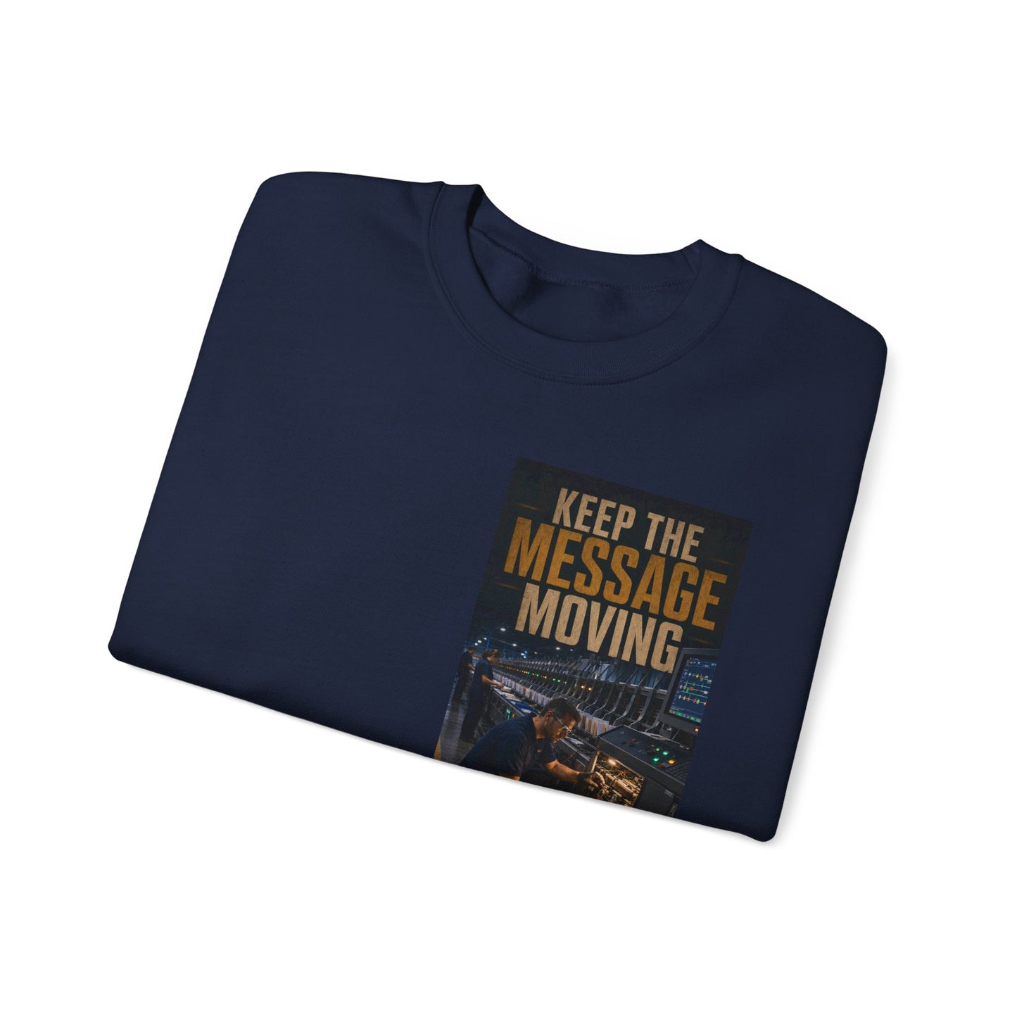 Postal Music — Keep the Message Moving — Core Crewneck Sweatshirt