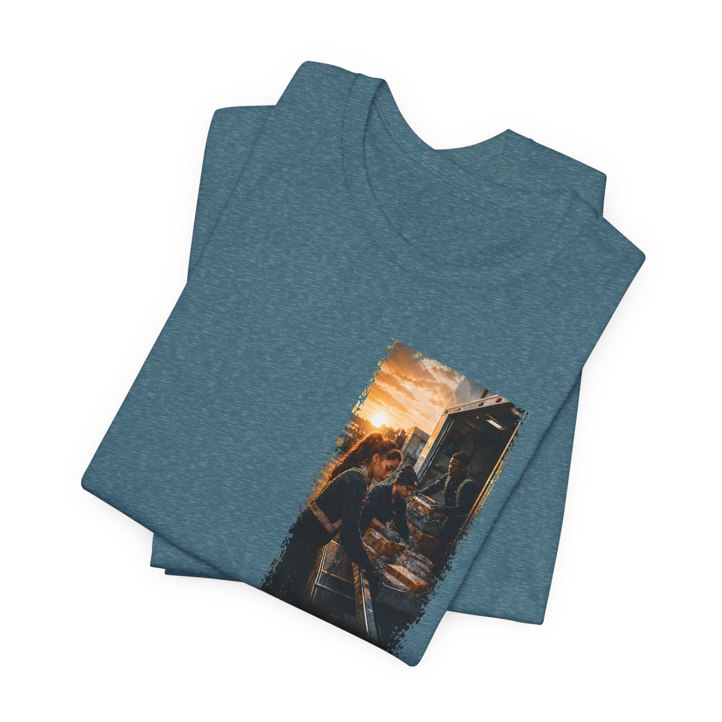 Postal Music — The Next Tour Premium Unisex T-Shirt — Color Group 4 of 11
