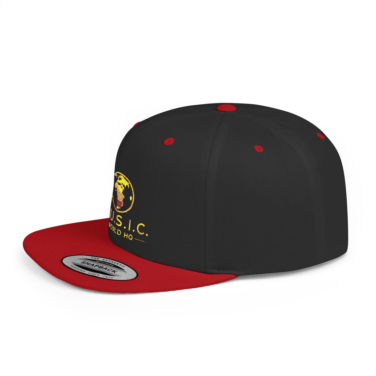 M.U.S.I.C. World HQ Heritage Premium Flat-Bill Snapback