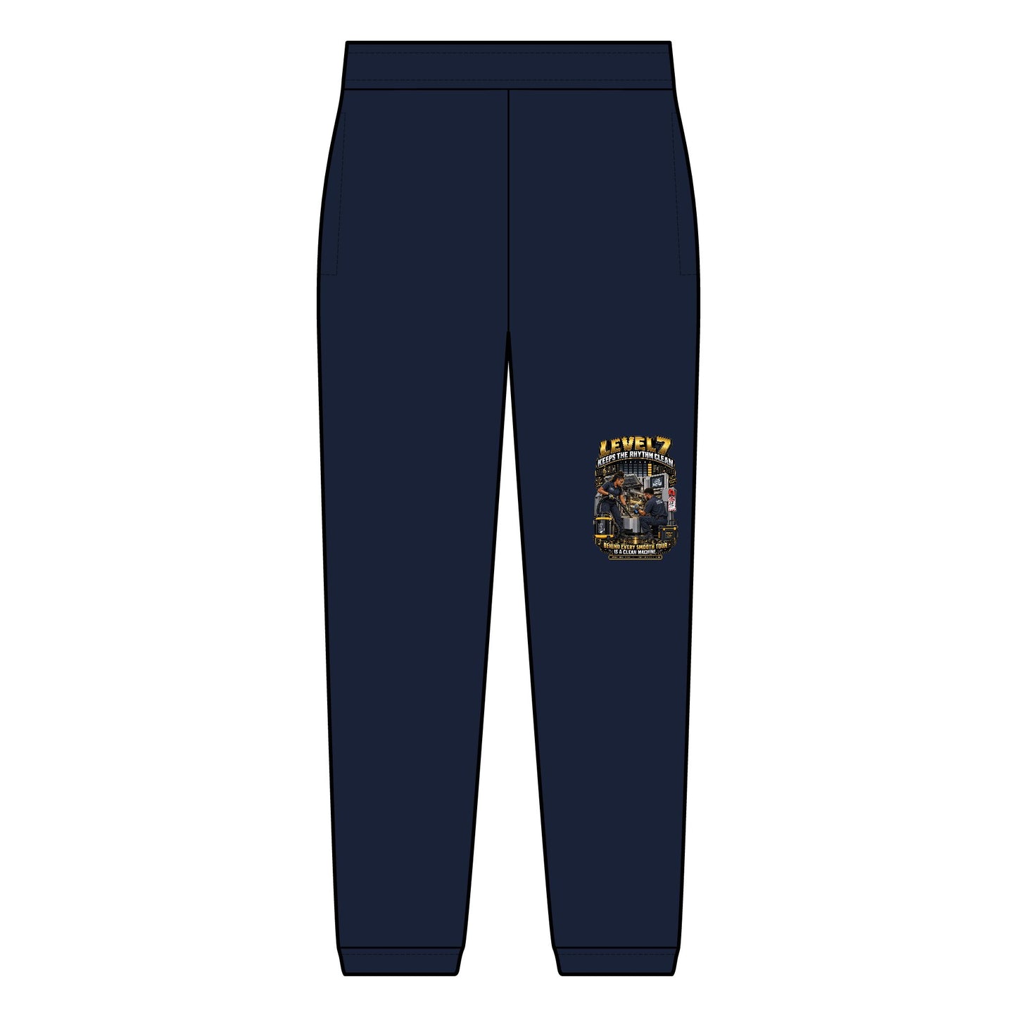 Postal Music - Level 7 Keeps the Rhythm Clean - Sponge Fleece Sweatpants