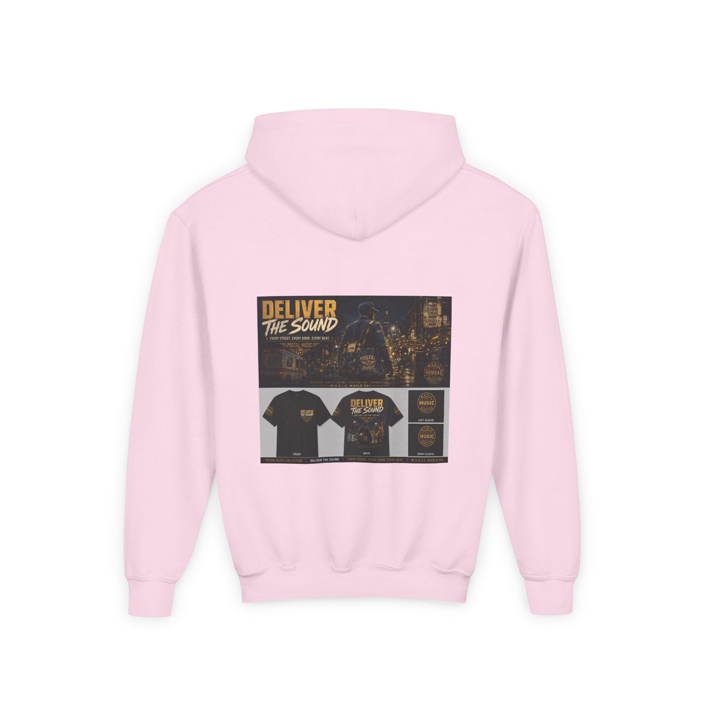 Postal Music — Deliver the Sound — Youth Hoodie