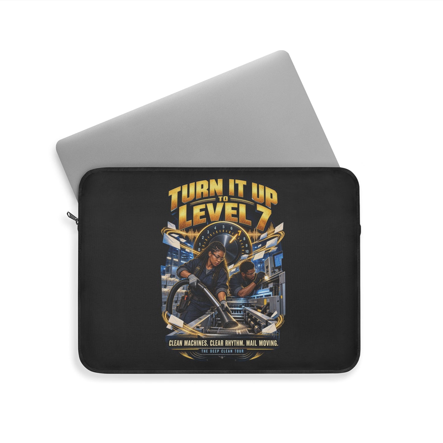 Postal Music - Turn It Up to Level 7 - Laptop Sleeve
