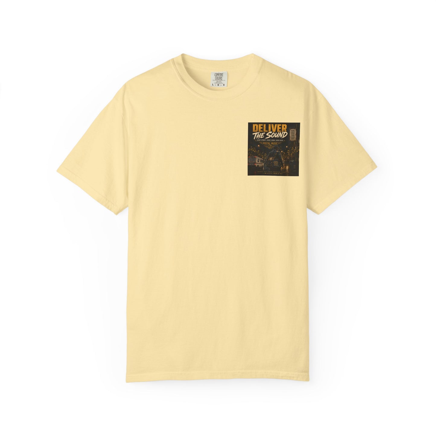 Postal Music — Deliver the Sound — Garment-Dyed T-Shirt