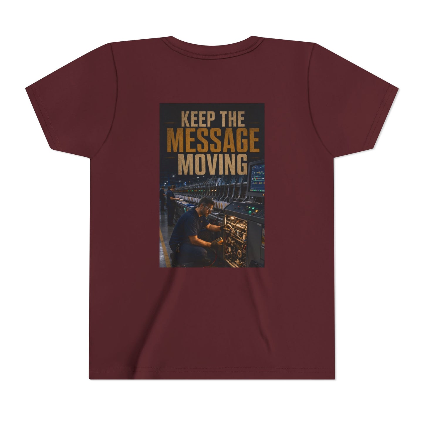 Postal Music — Keep the Message Moving — Youth T-Shirt