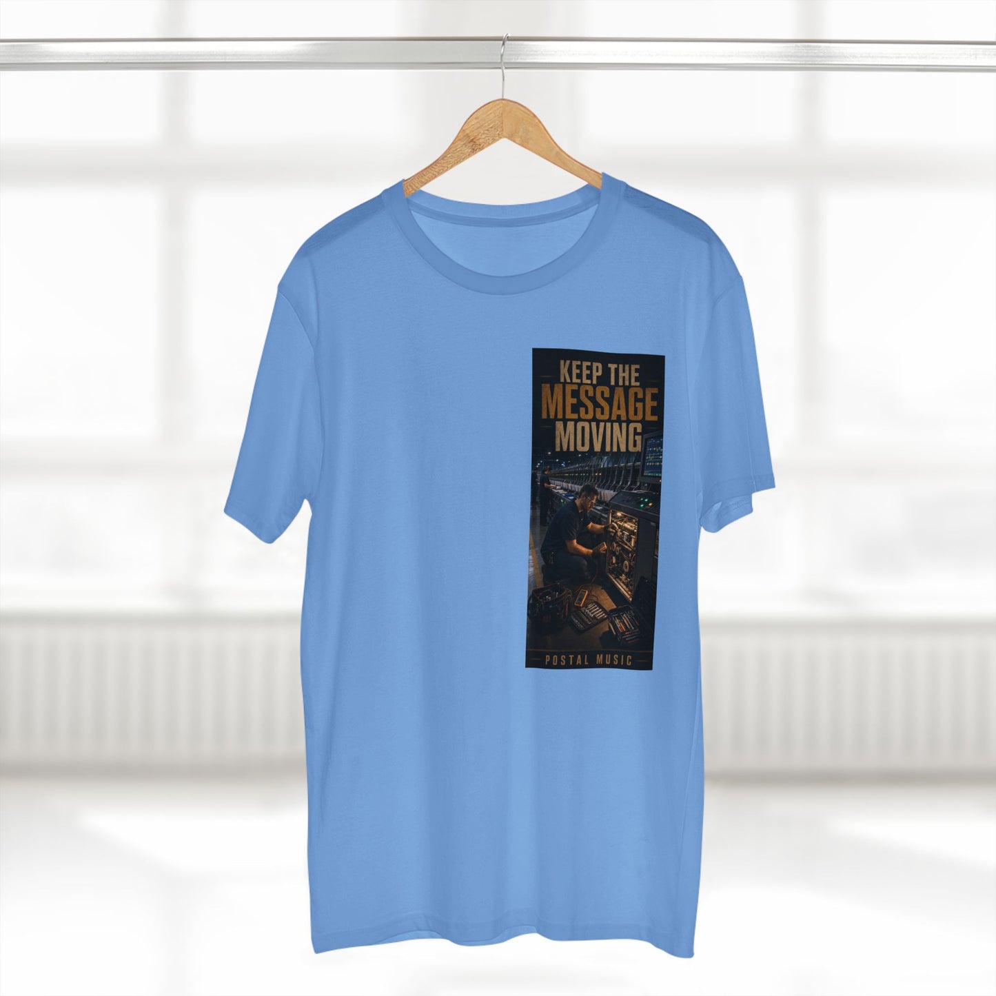 Postal Music — Keep the Message Moving — Streetwear T-Shirt