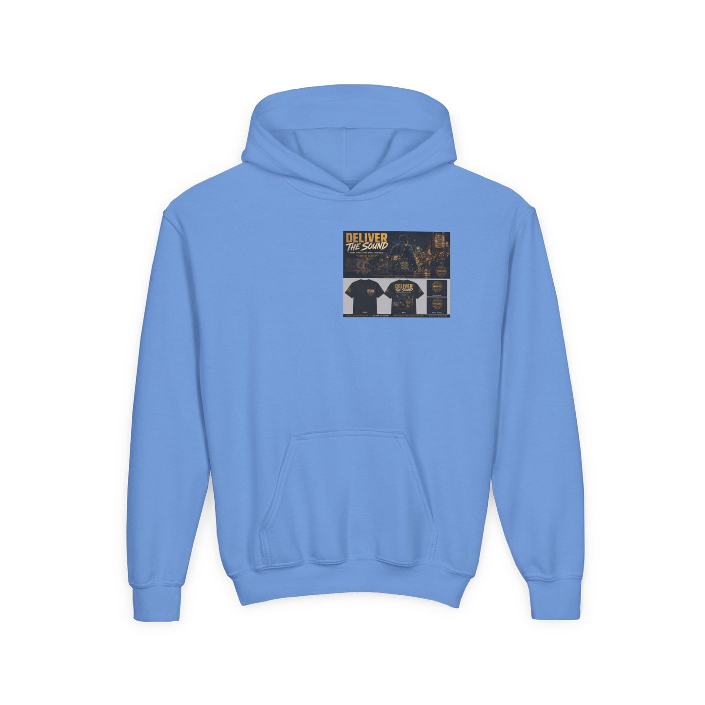 Postal Music — Deliver the Sound — Youth Hoodie
