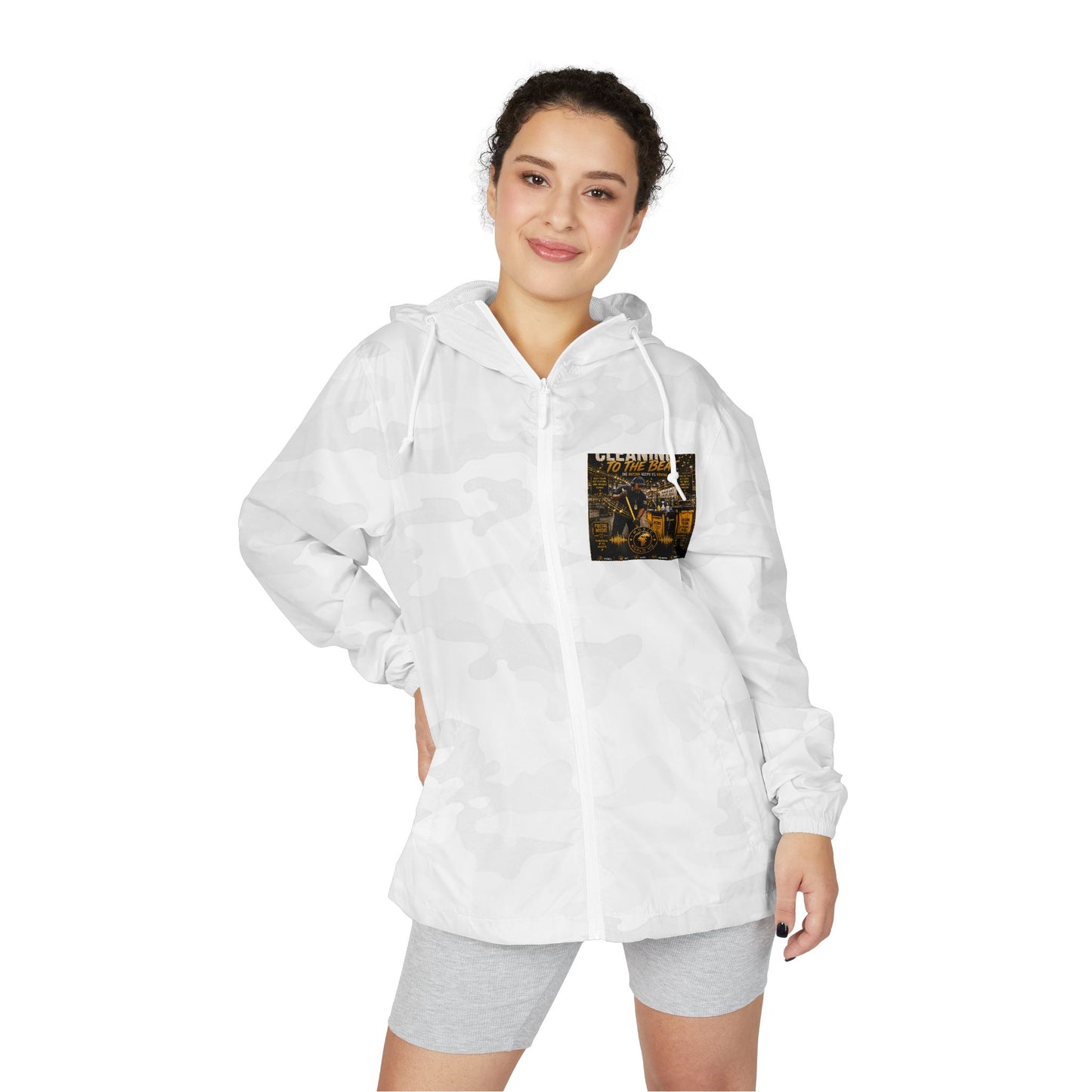 Cleaning to the Beat — Athletic Track Jacket