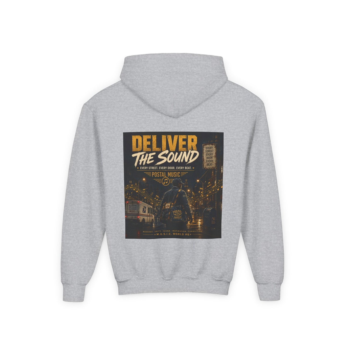 Postal Music — Deliver the Sound — Youth Hoodie