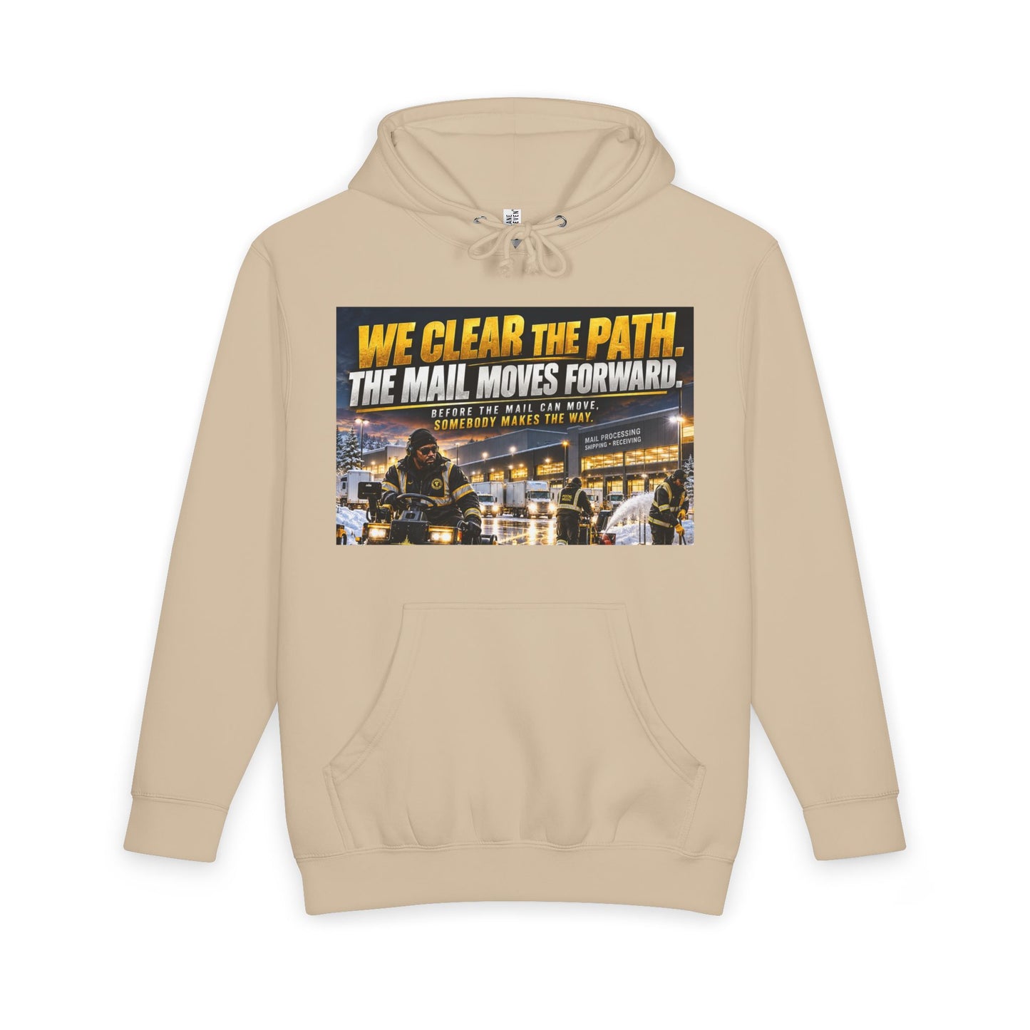 Postal Music - We Clear the Path - Men's Heavyweight Hoodie