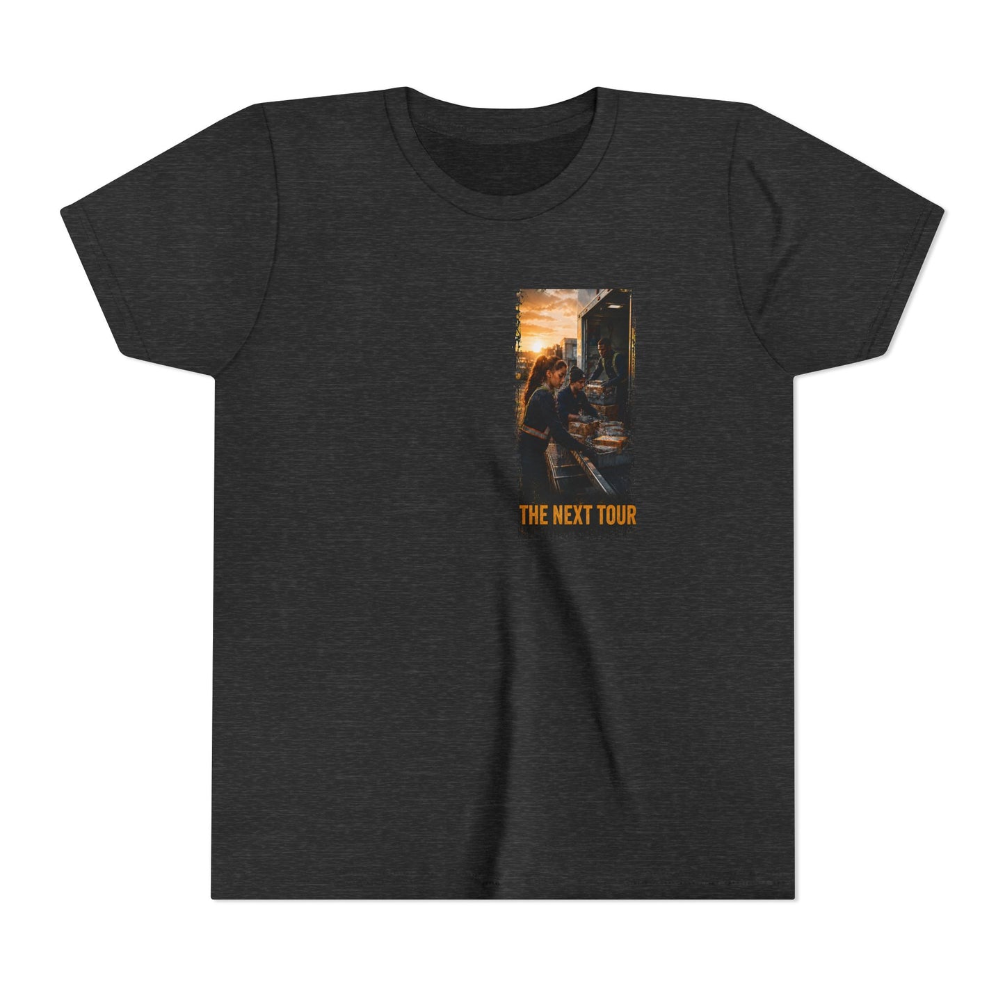 Postal Music — The Next Tour Youth T-Shirt — Color Group 1 of 2