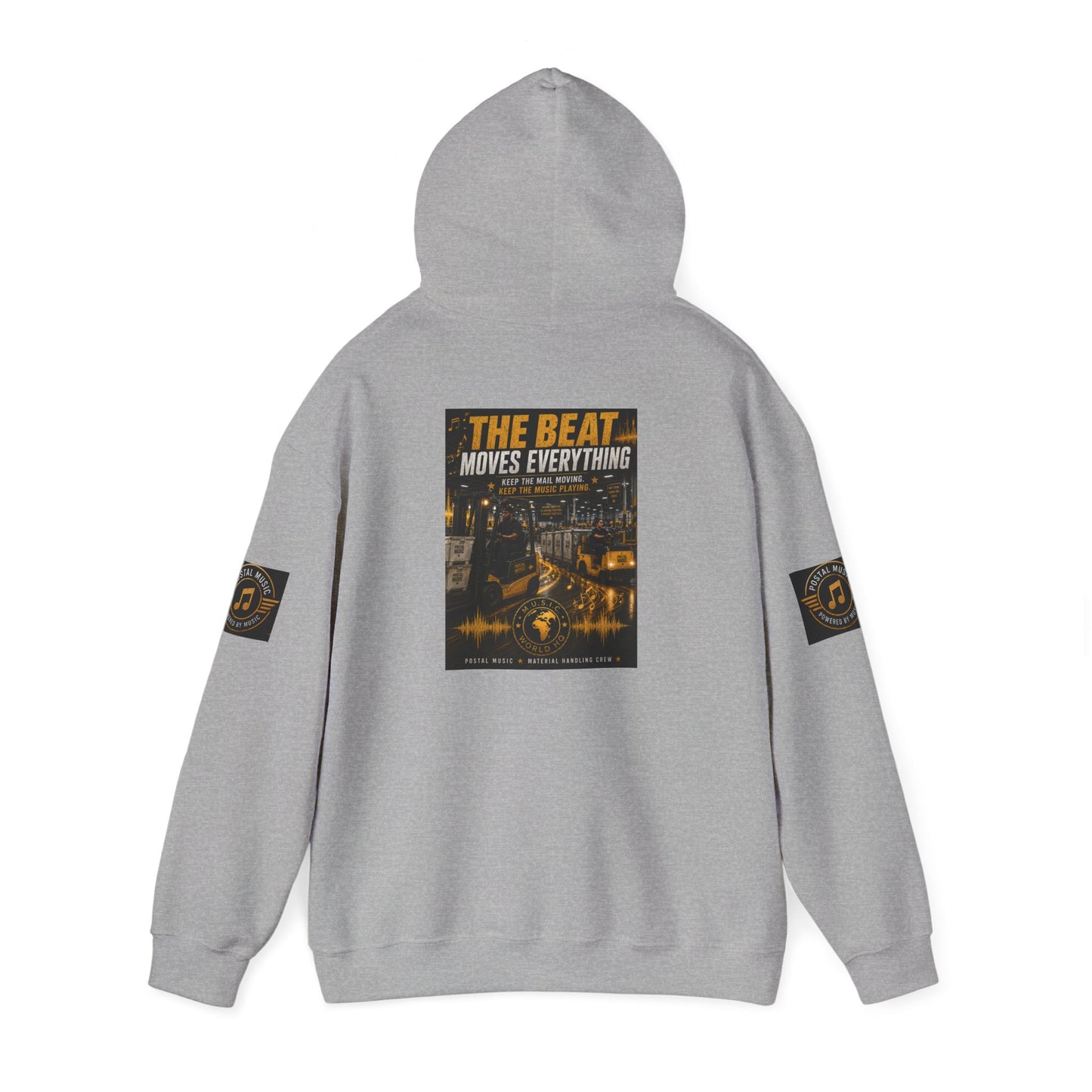 The Beat Moves Everything — Men's Hoodie | Postal Music