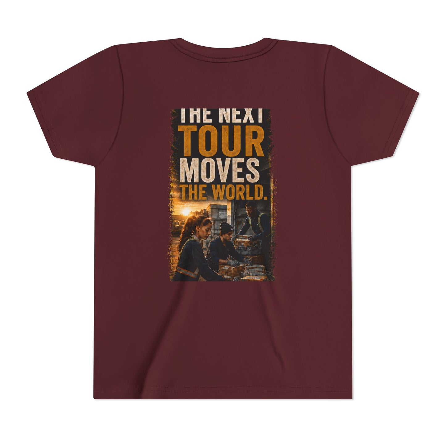 Postal Music — The Next Tour Youth T-Shirt — Color Group 1 of 2