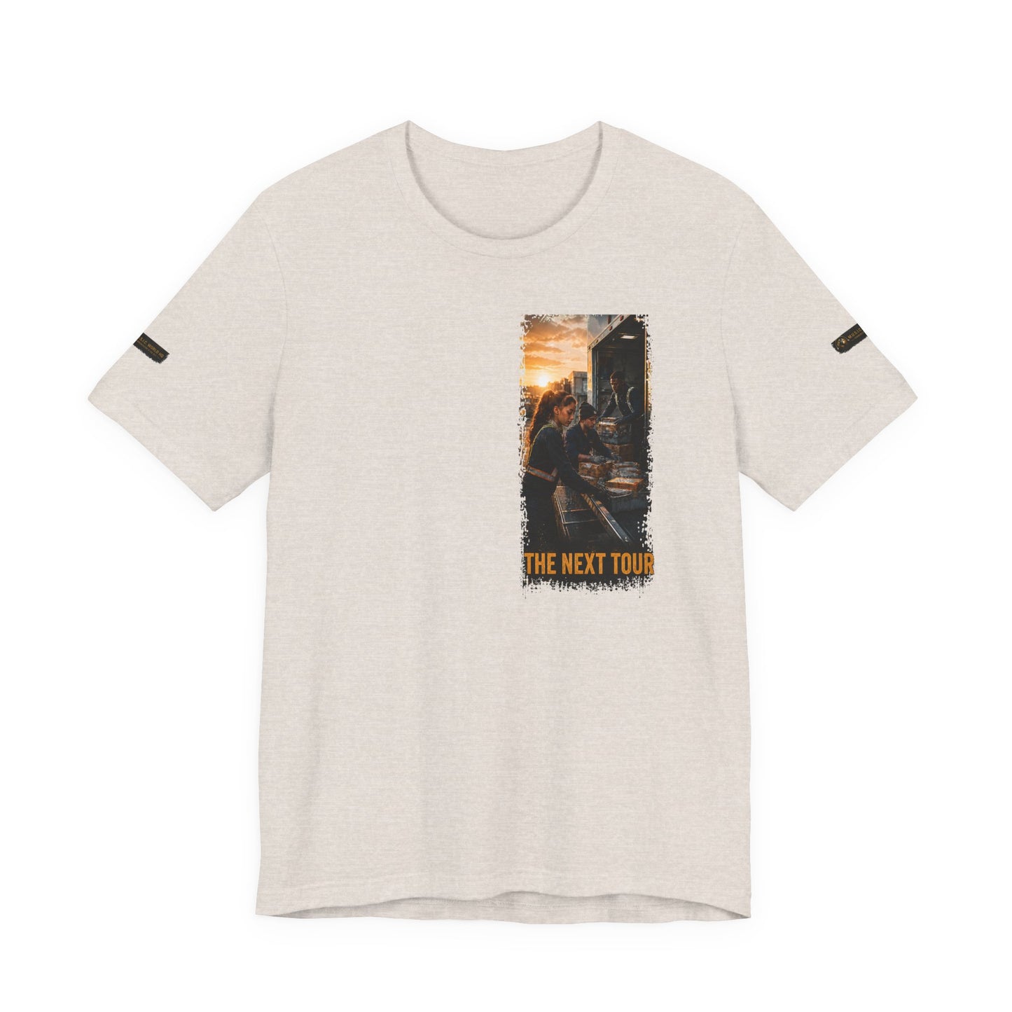 Postal Music — The Next Tour Premium Unisex T-Shirt — Color Group 4 of 11