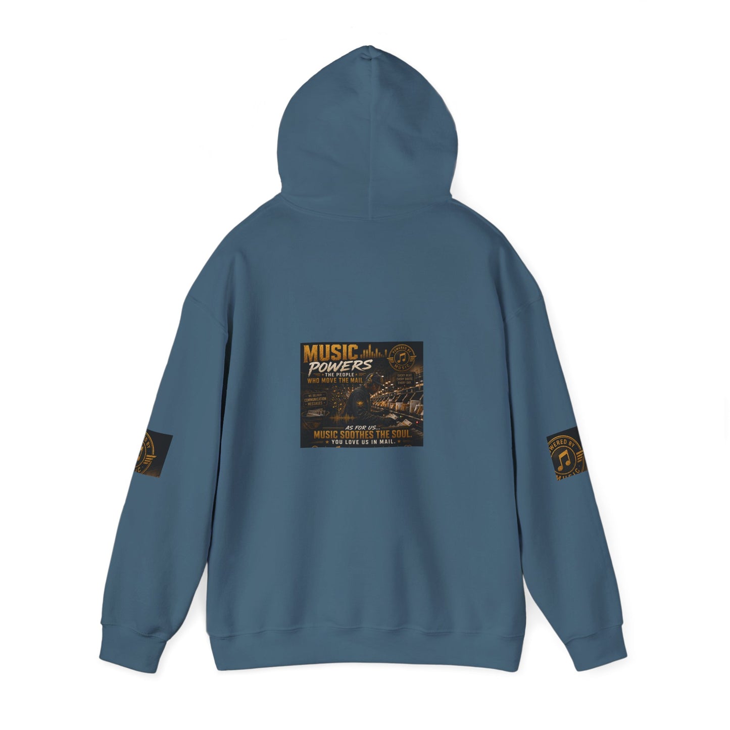 Postal Music — Music Powers the People — Core Pullover Hoodie
