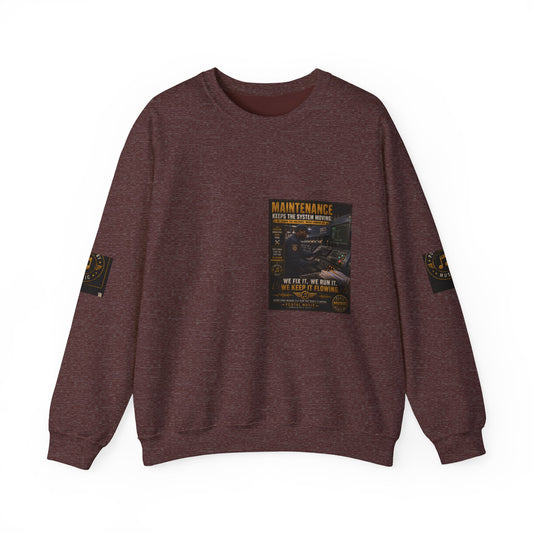 Postal Music — Maintenance Keeps the System Moving — Core Crewneck Sweatshirt