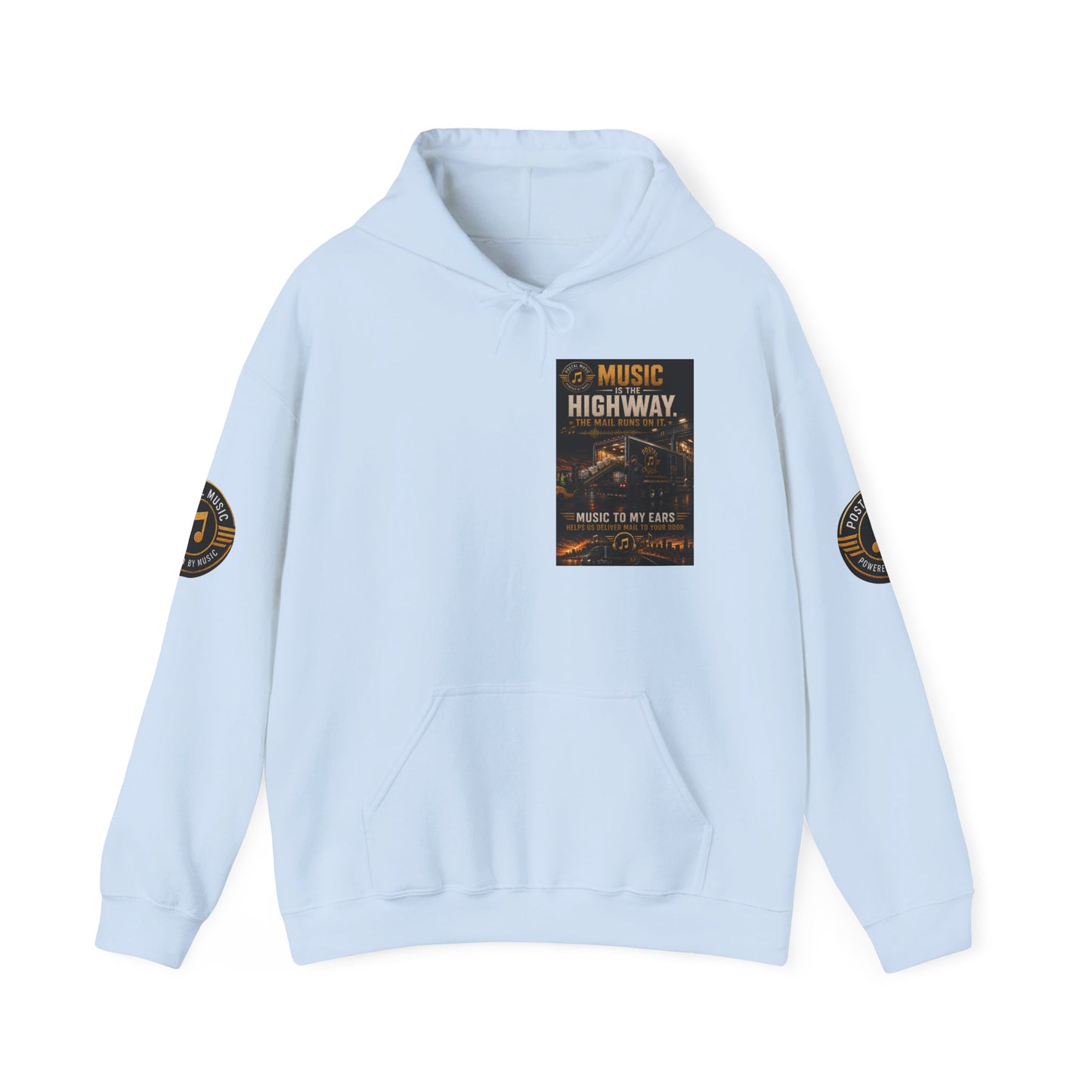 Postal Music — Music Is the Highway — Core Pullover Hoodie