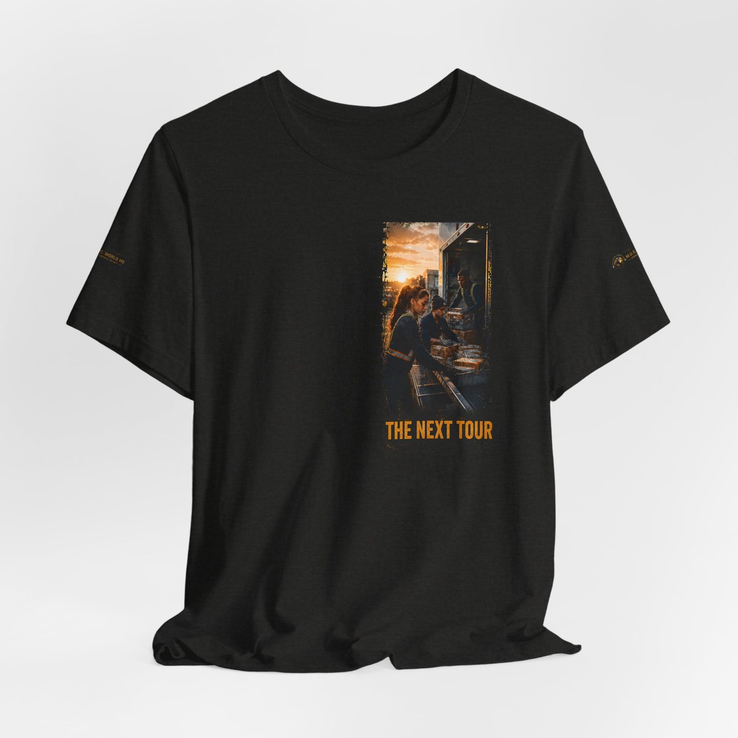 Postal Music - The Next Tour Premium Unisex T-Shirt - Color Group 1 of 11