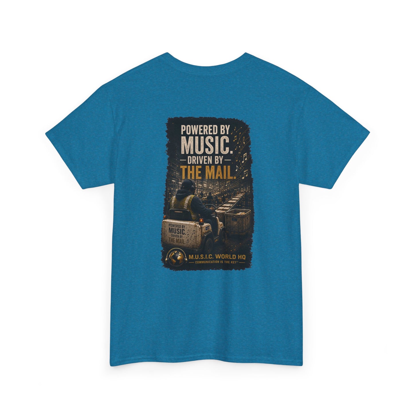 Postal Music - Powered by Music Premium T-Shirt - Colorways A