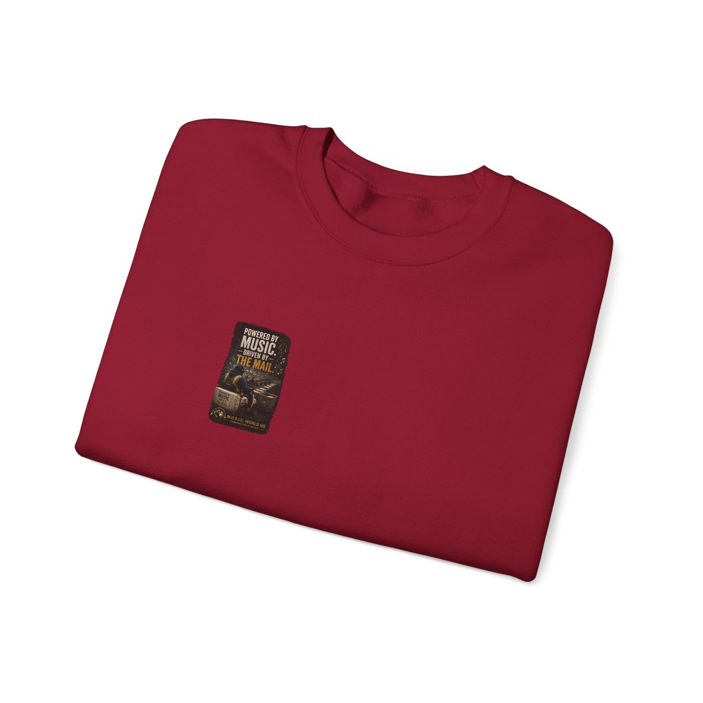 Postal Music - Powered by Music Crewneck Sweatshirt - Colorways A
