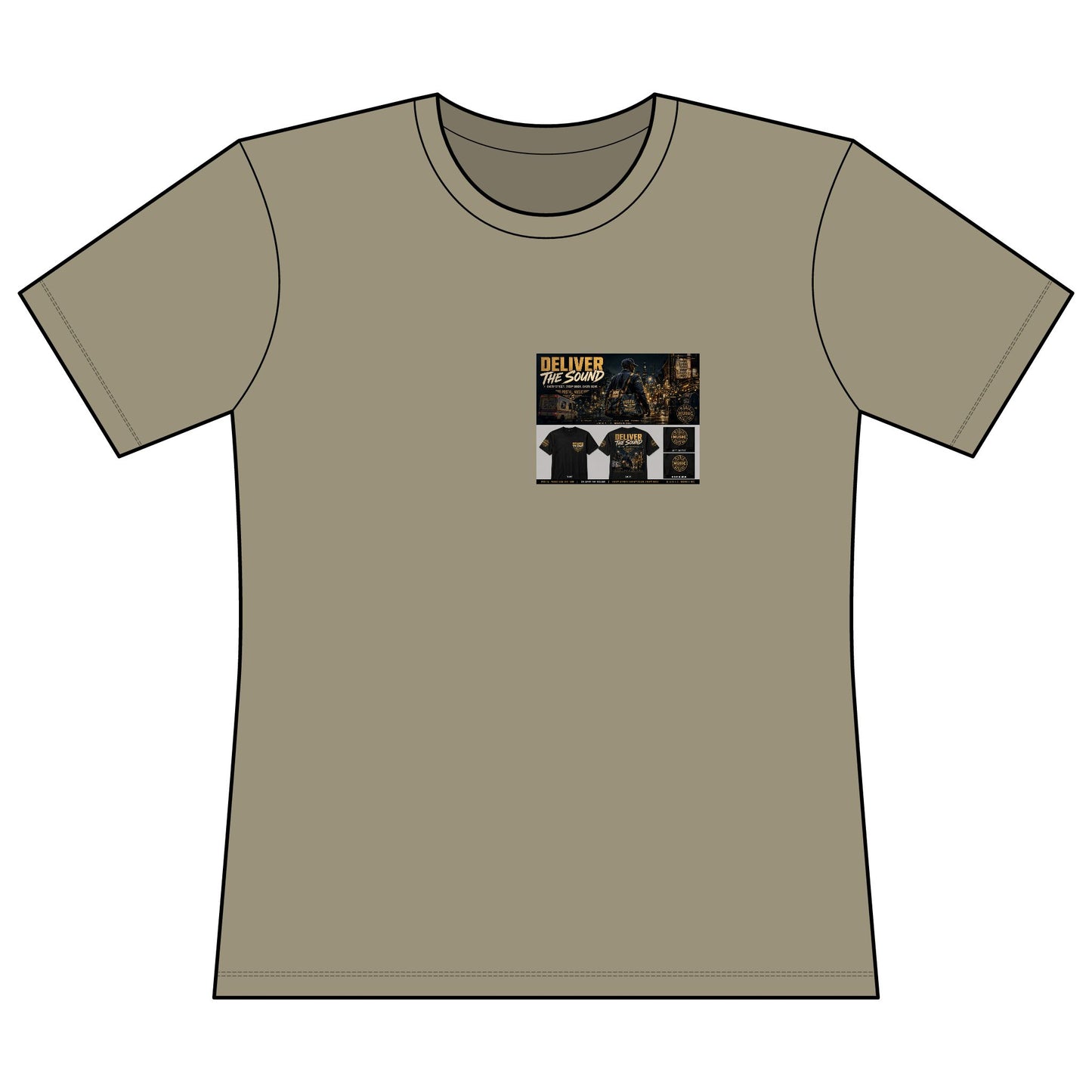 Postal Music — Deliver the Sound — Women's Relaxed T-Shirt