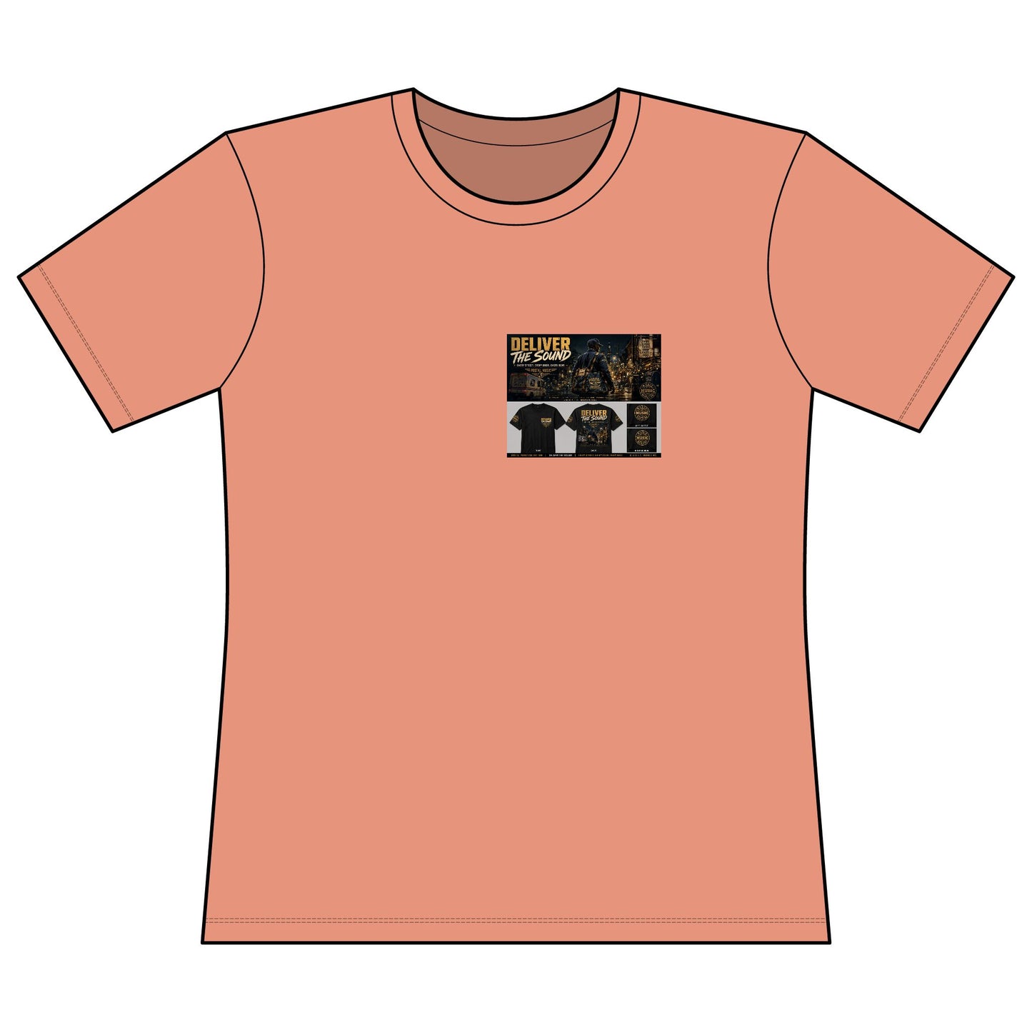 Postal Music — Deliver the Sound — Women's Relaxed T-Shirt