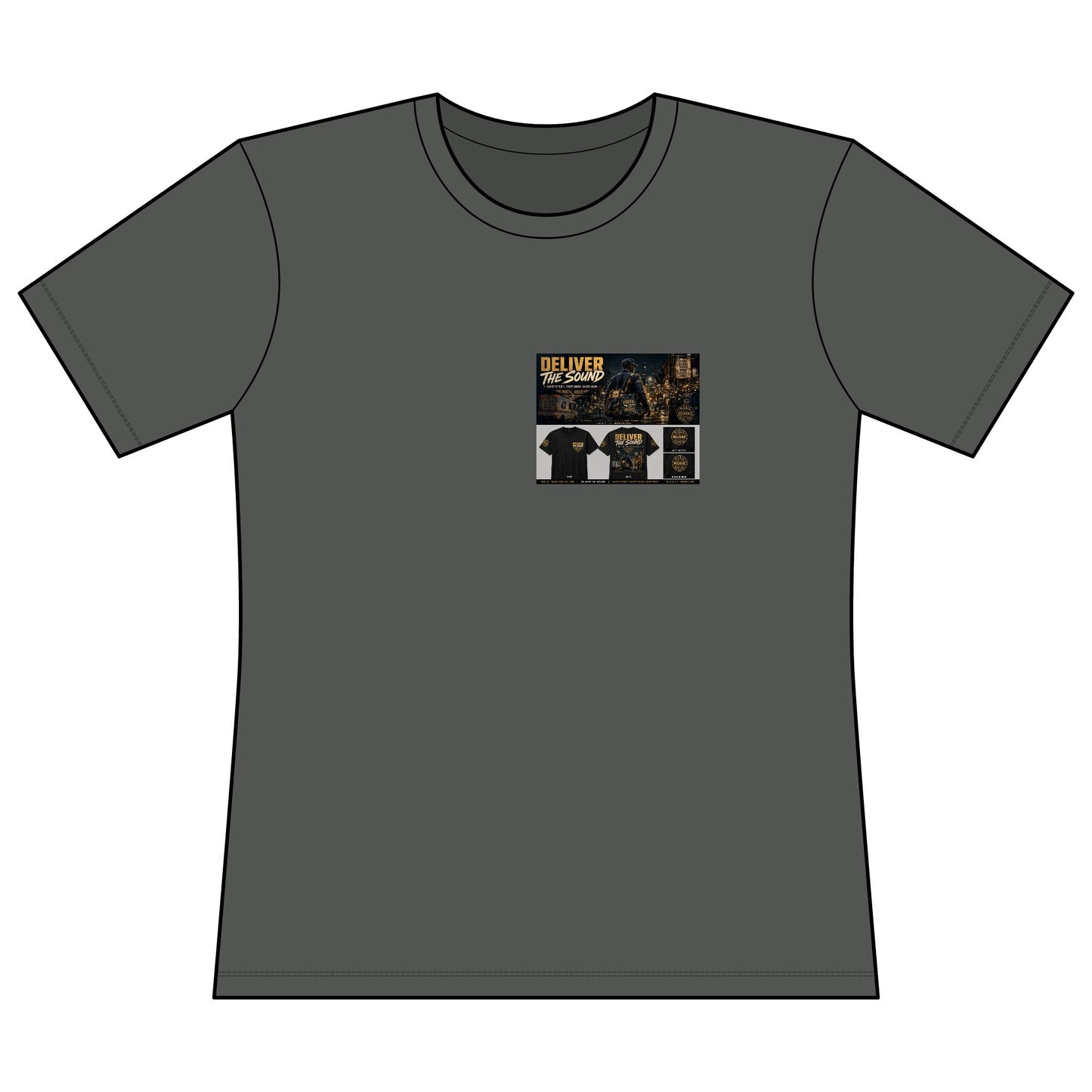 Postal Music — Deliver the Sound — Women's Relaxed T-Shirt