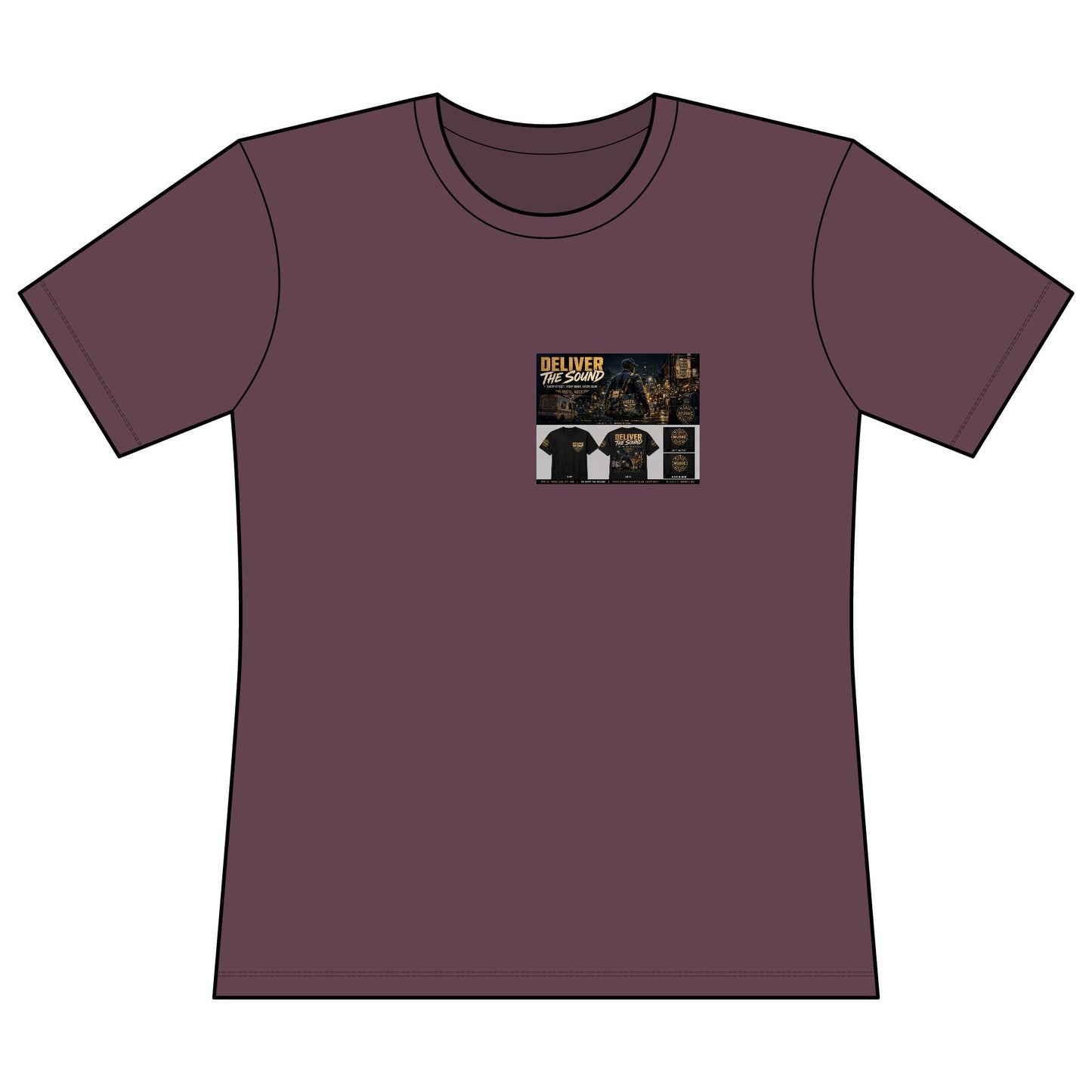 Postal Music — Deliver the Sound — Women's Relaxed T-Shirt