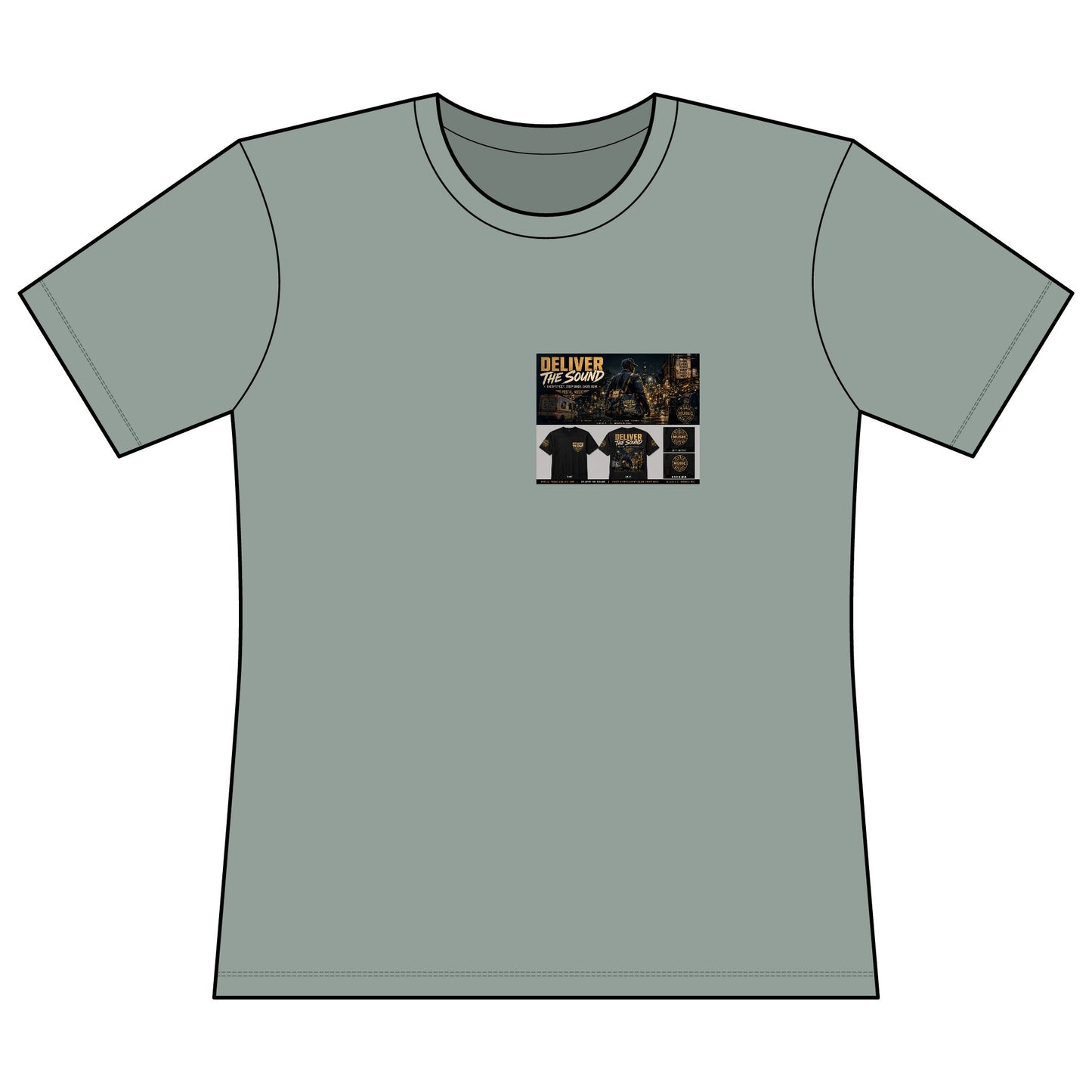 Postal Music — Deliver the Sound — Women's Relaxed T-Shirt