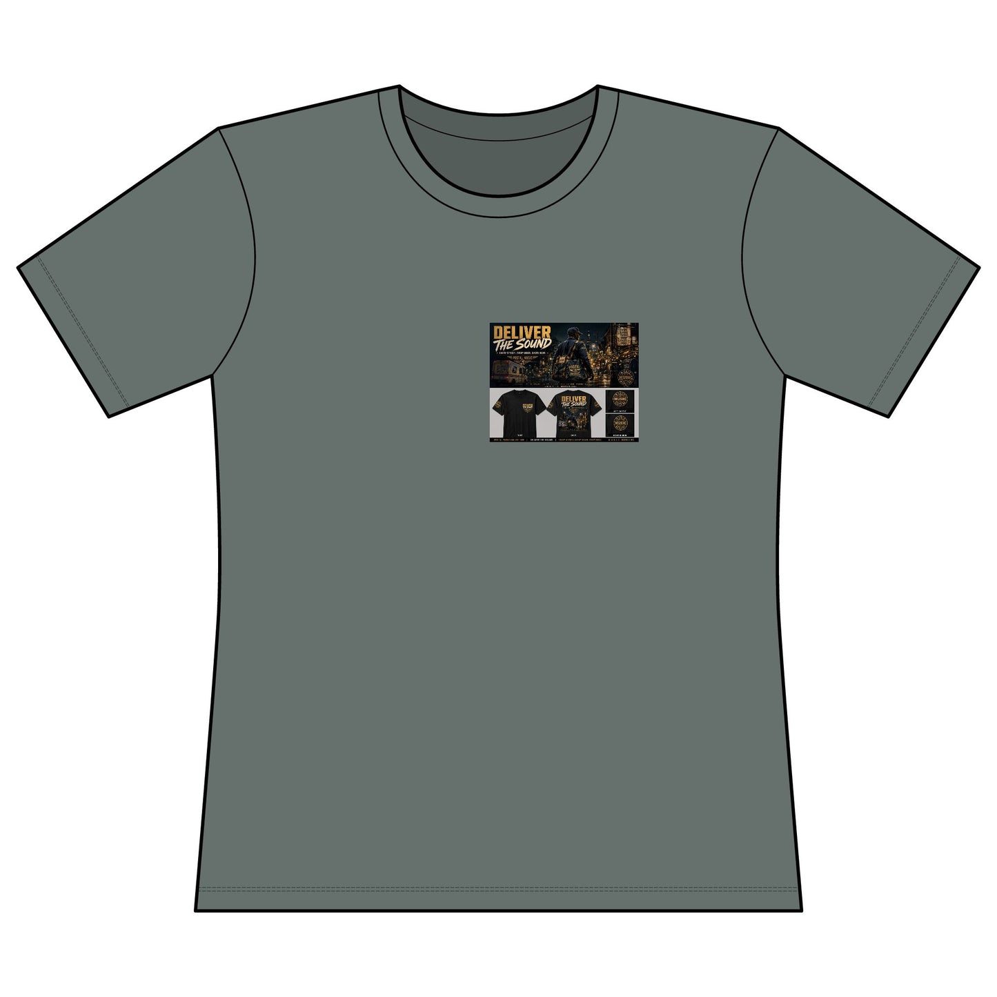 Postal Music — Deliver the Sound — Women's Relaxed T-Shirt
