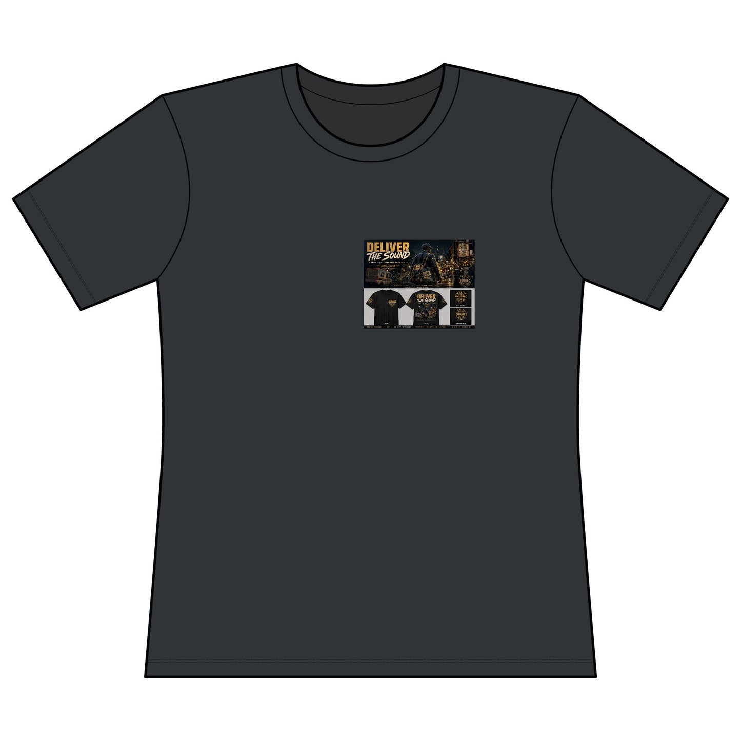 Postal Music — Deliver the Sound — Women's Relaxed T-Shirt