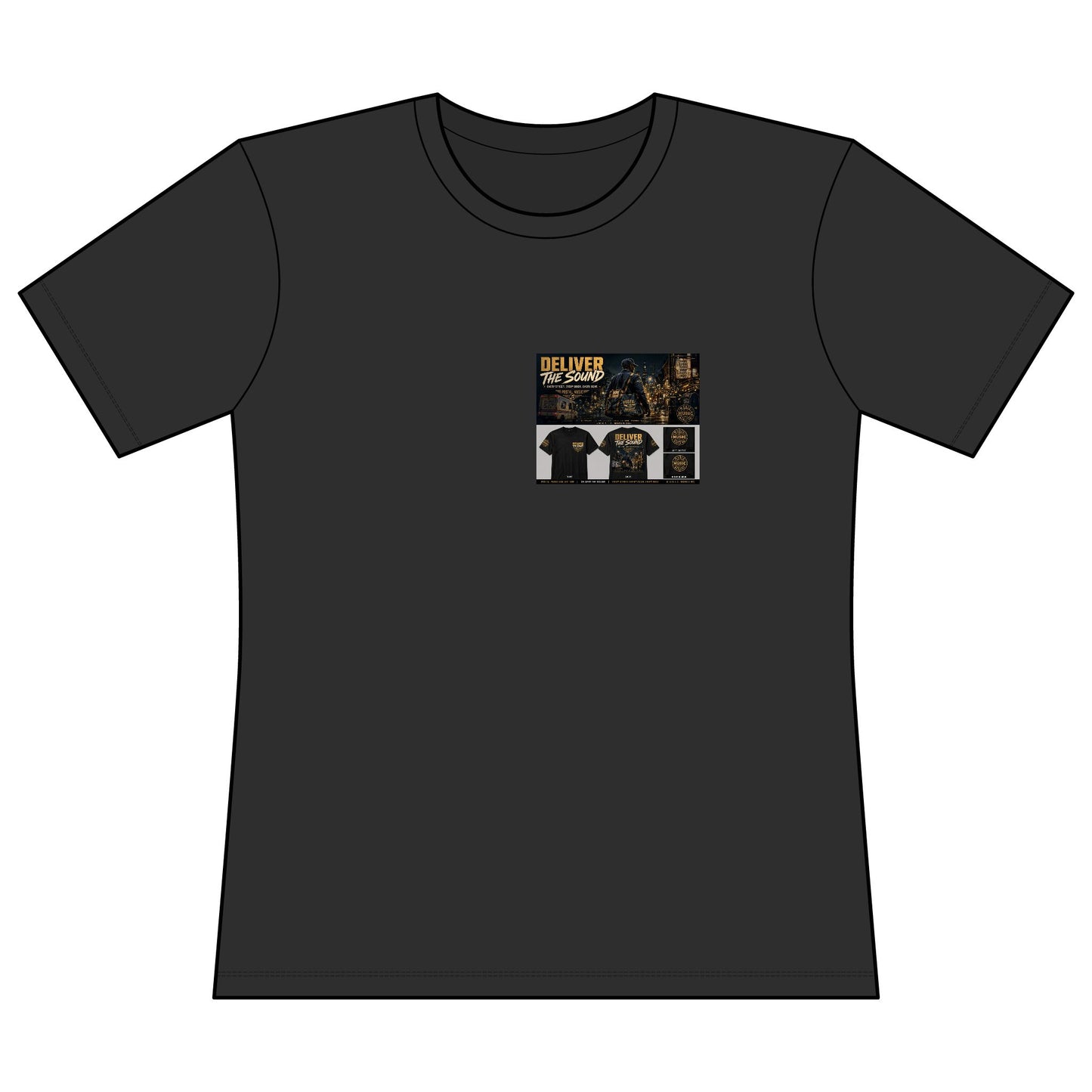 Postal Music — Deliver the Sound — Women's Relaxed T-Shirt