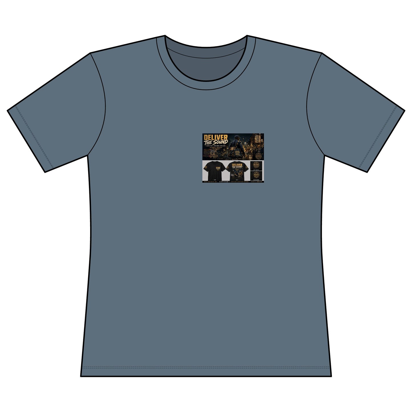 Postal Music — Deliver the Sound — Women's Relaxed T-Shirt