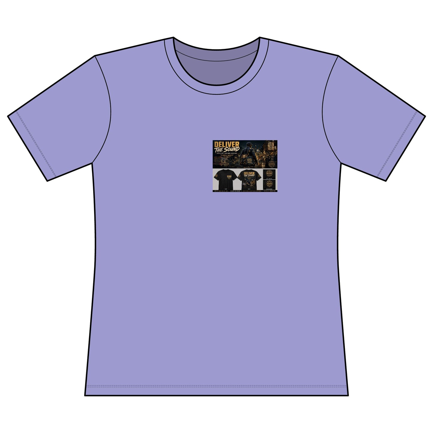 Postal Music — Deliver the Sound — Women's Relaxed T-Shirt