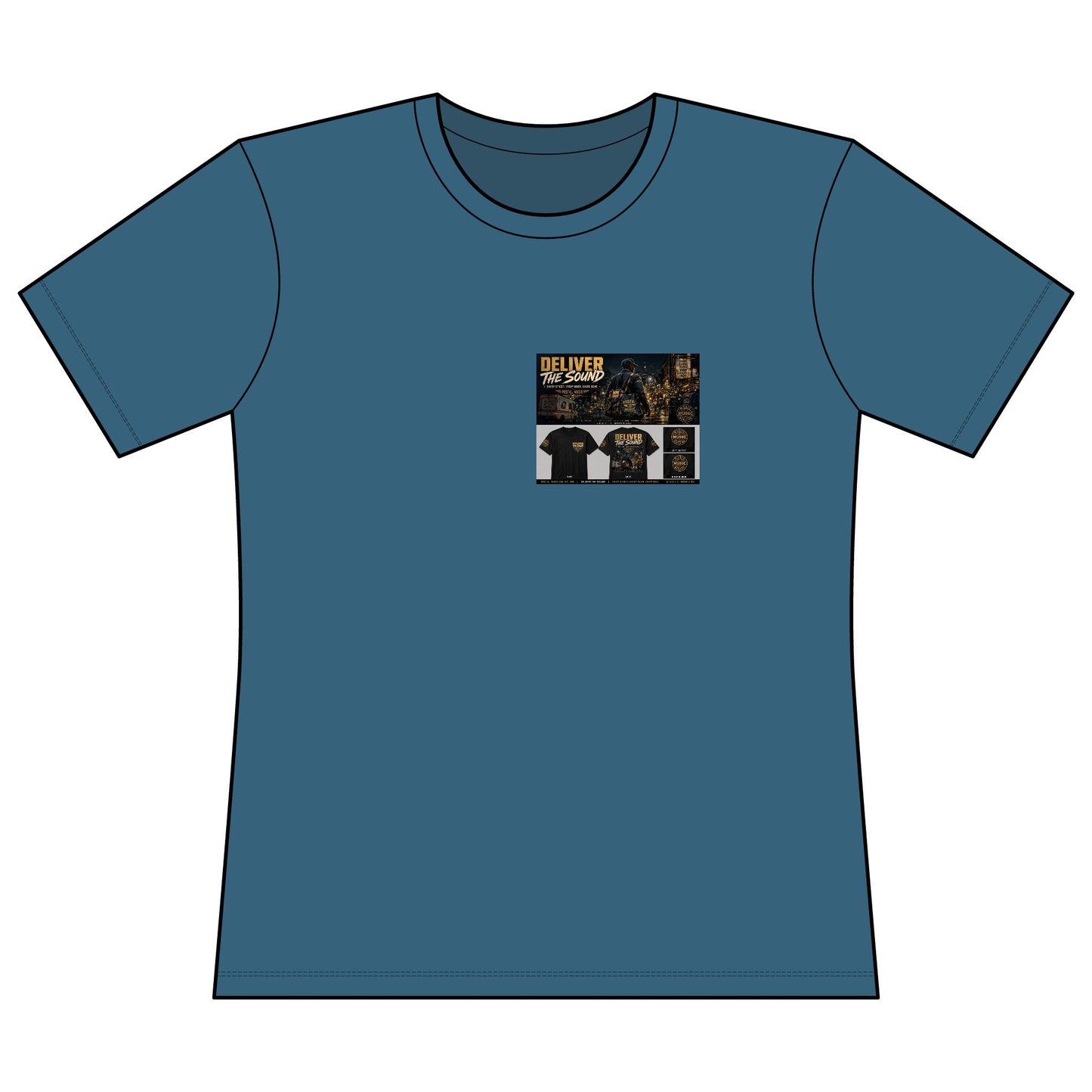 Postal Music — Deliver the Sound — Women's Relaxed T-Shirt