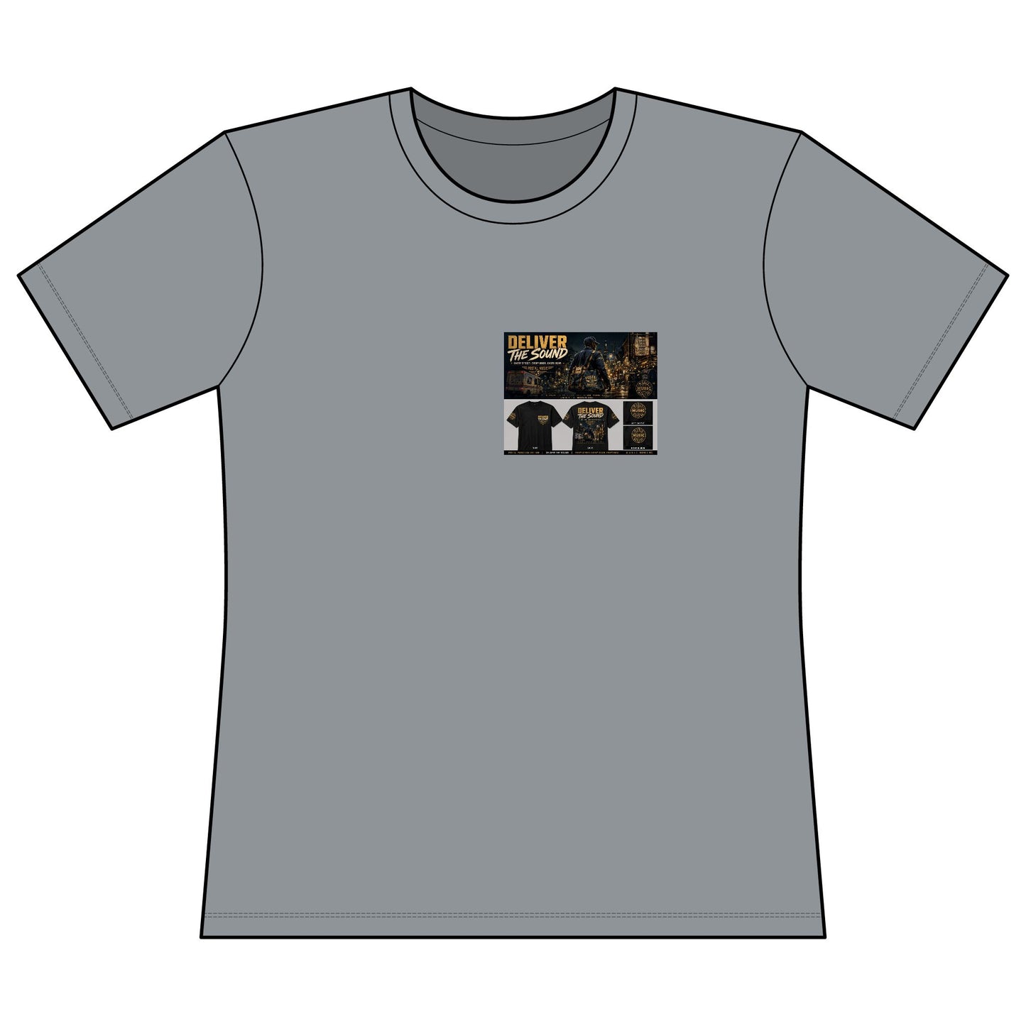 Postal Music — Deliver the Sound — Women's Relaxed T-Shirt