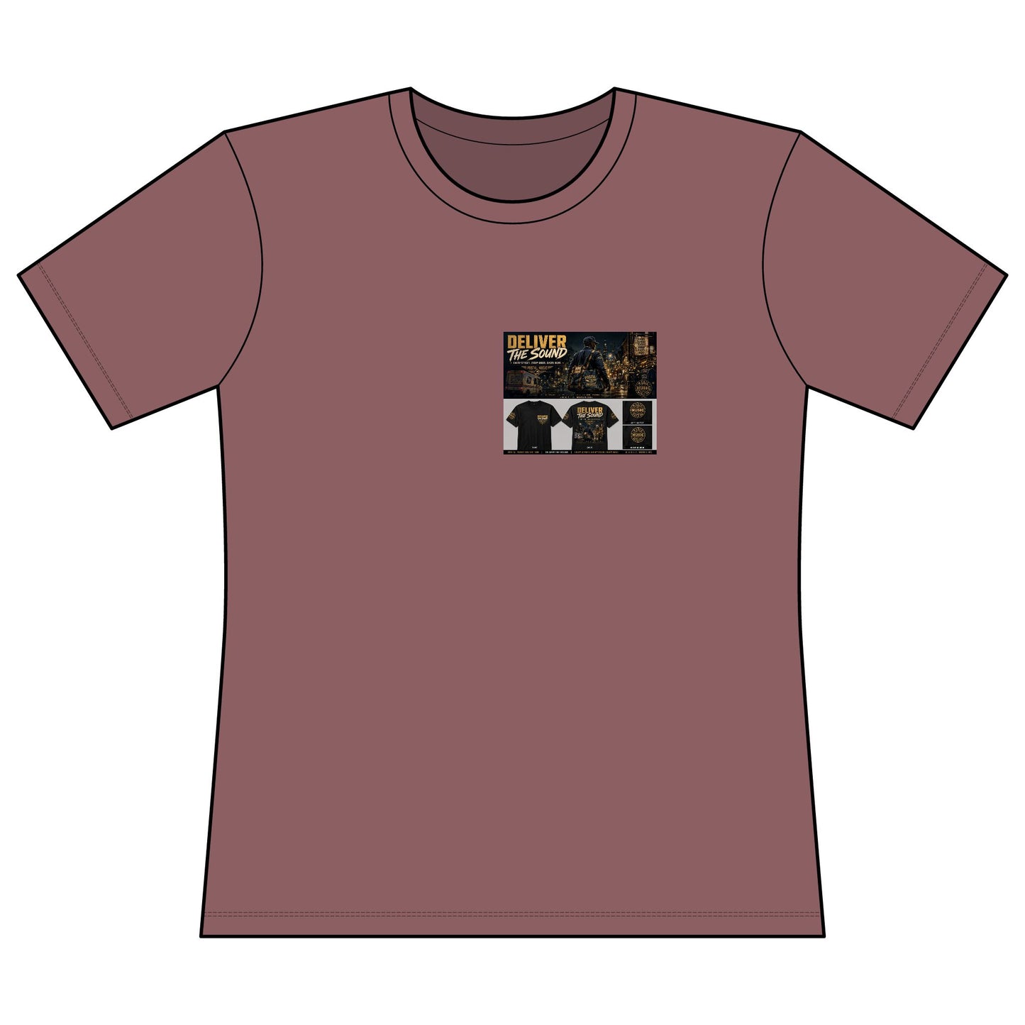 Postal Music — Deliver the Sound — Women's Relaxed T-Shirt