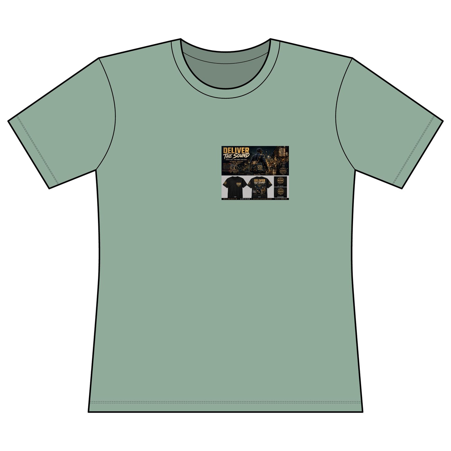 Postal Music — Deliver the Sound — Women's Relaxed T-Shirt