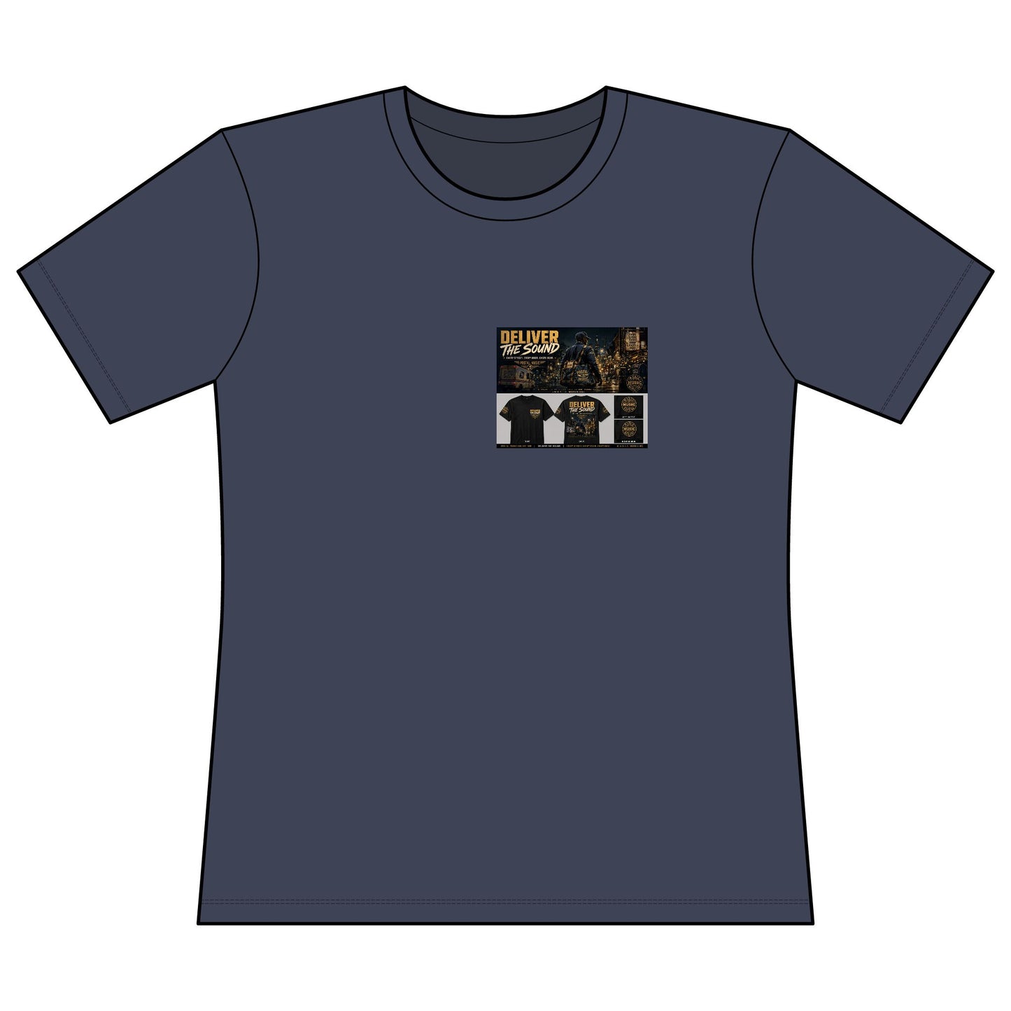 Postal Music — Deliver the Sound — Women's Relaxed T-Shirt