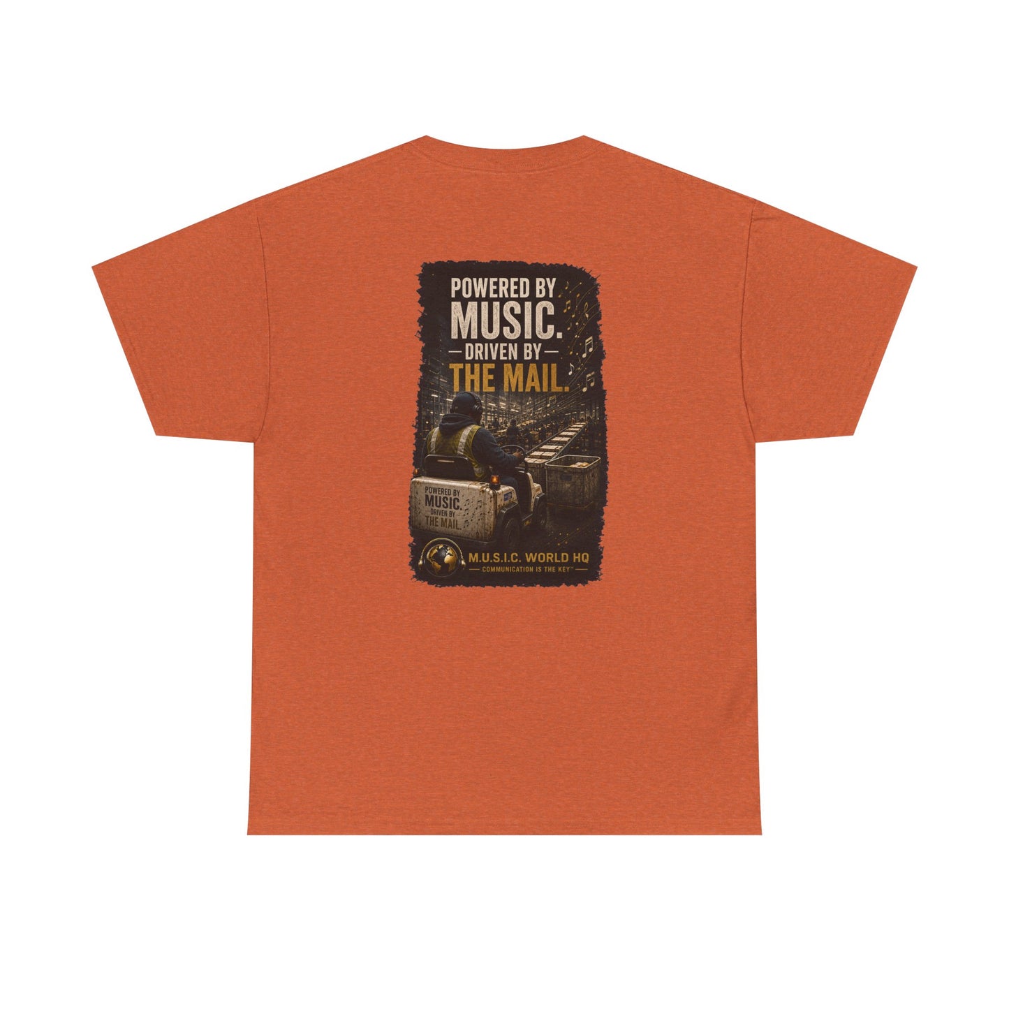 Postal Music - Powered by Music Premium T-Shirt - Colorways A