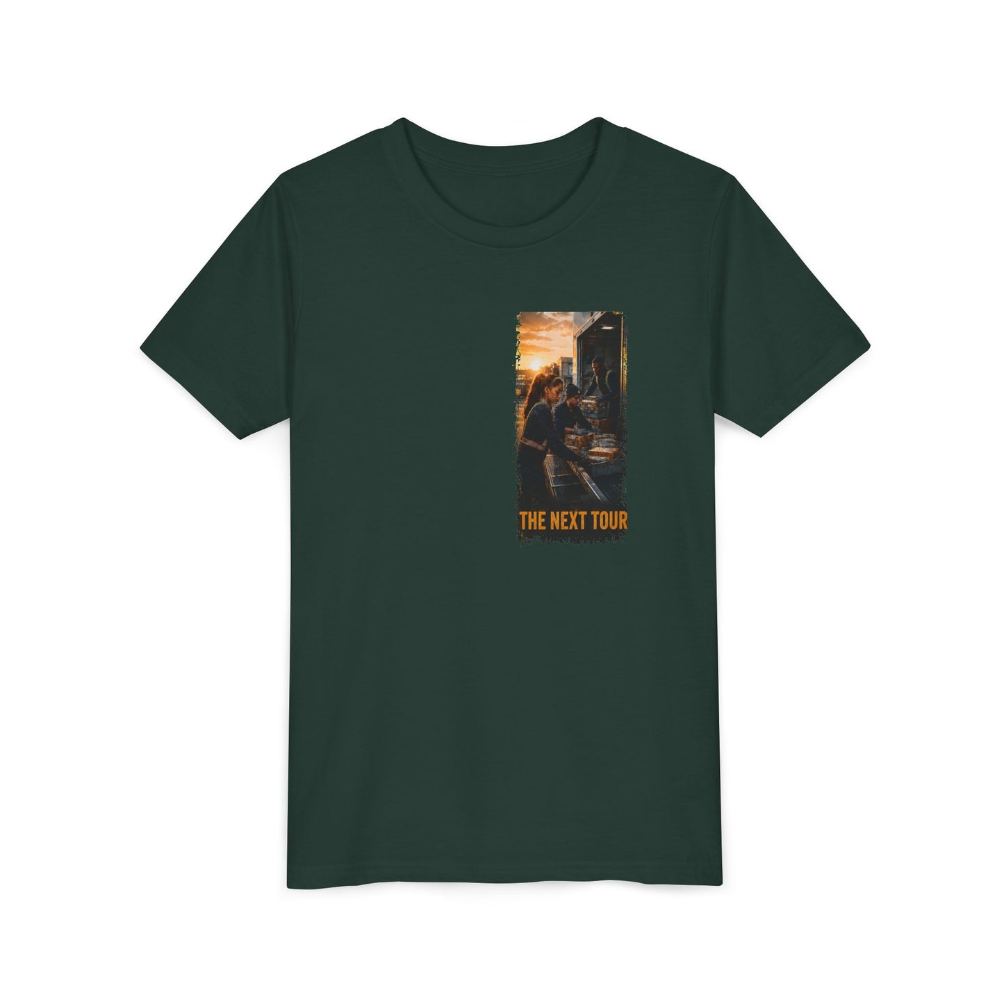 Postal Music — The Next Tour Youth T-Shirt — Color Group 1 of 2