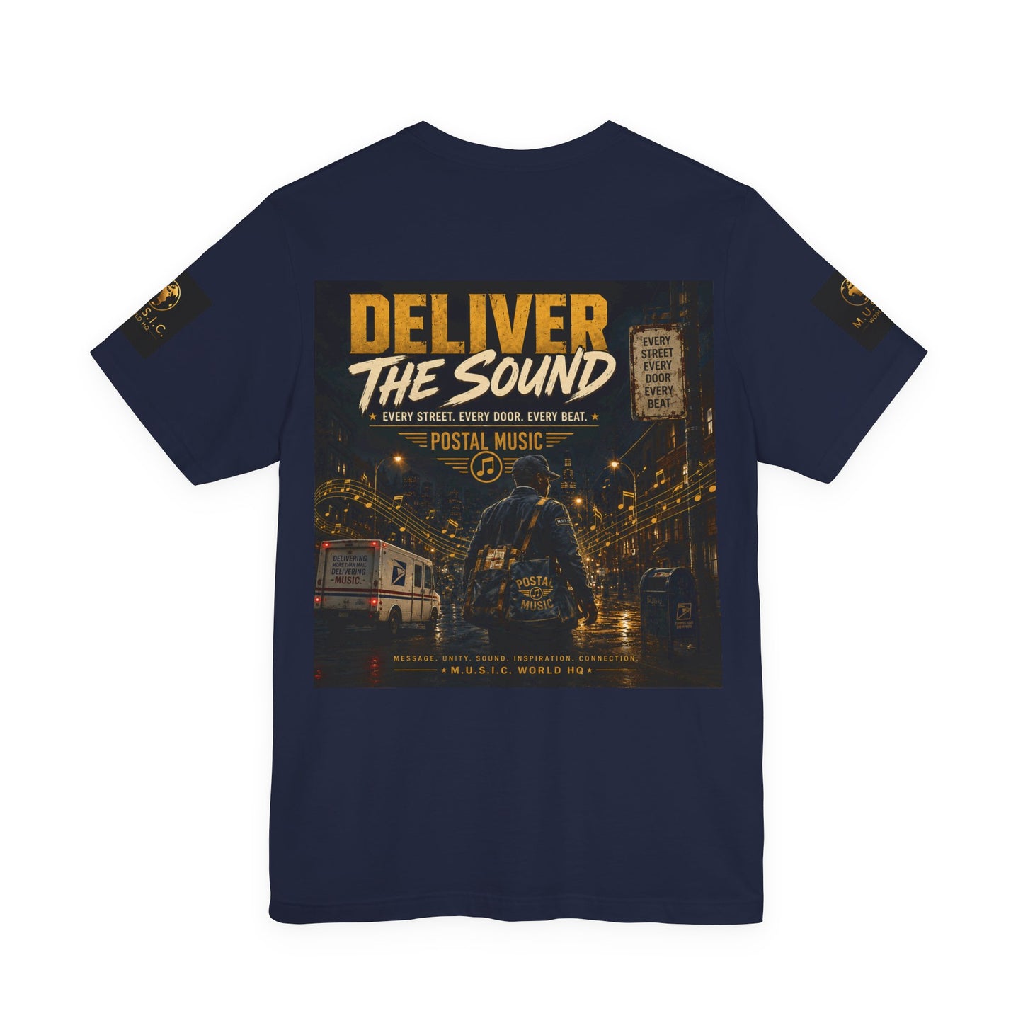 Postal Music — Deliver the Sound — Premium Unisex T-Shirt